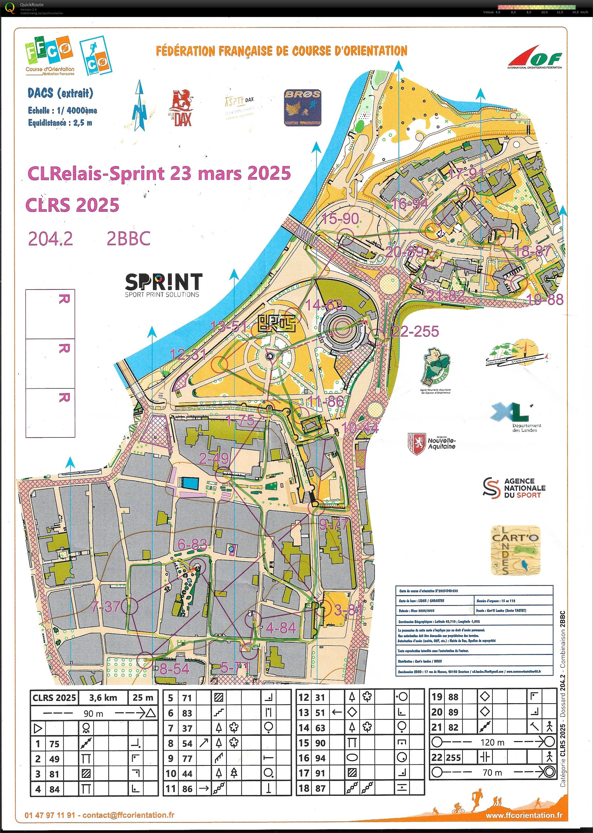 Championnat de Ligue Relais-Sprint (23/03/2025)