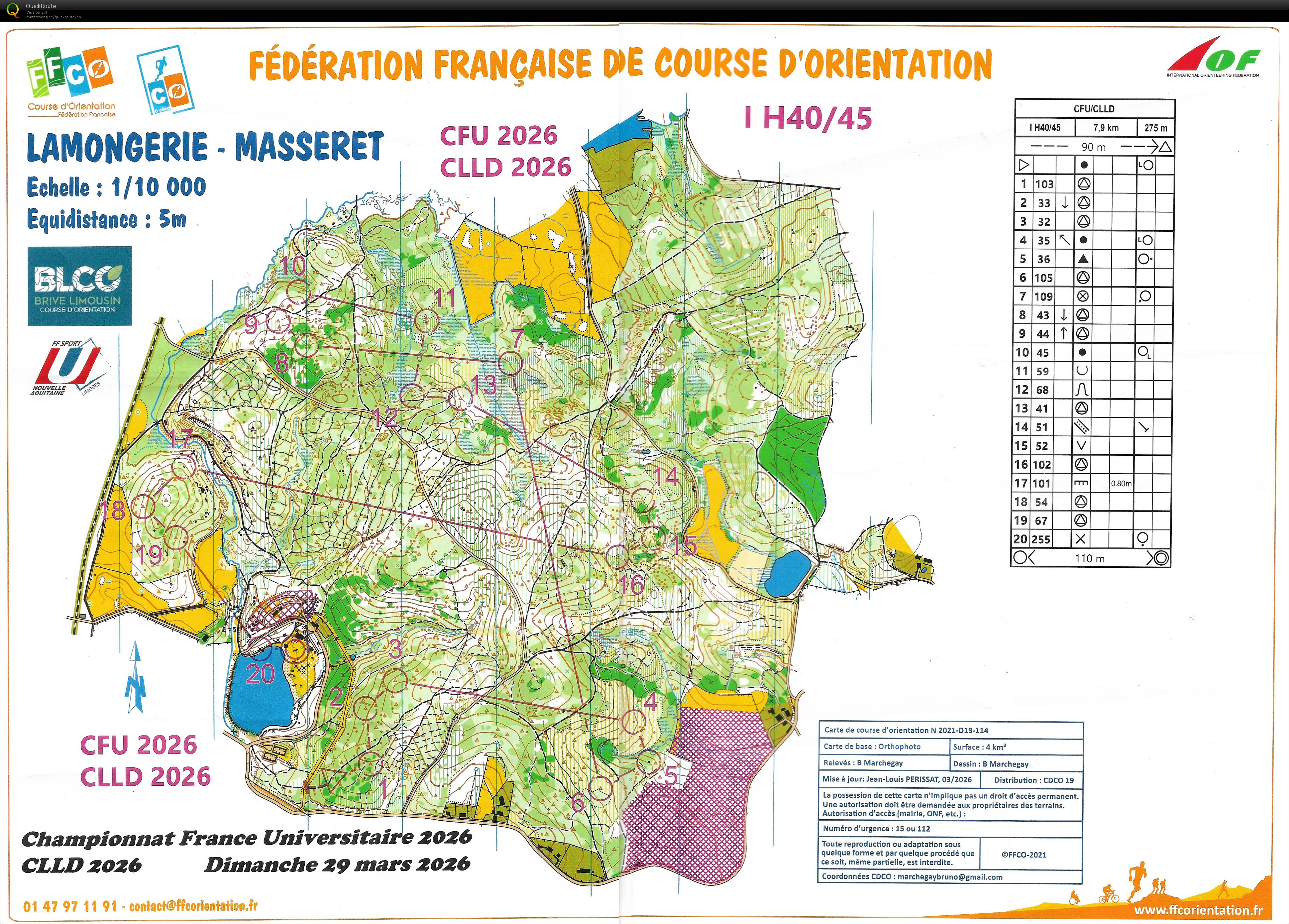 Championnat de Ligue LD (29/03/2026)