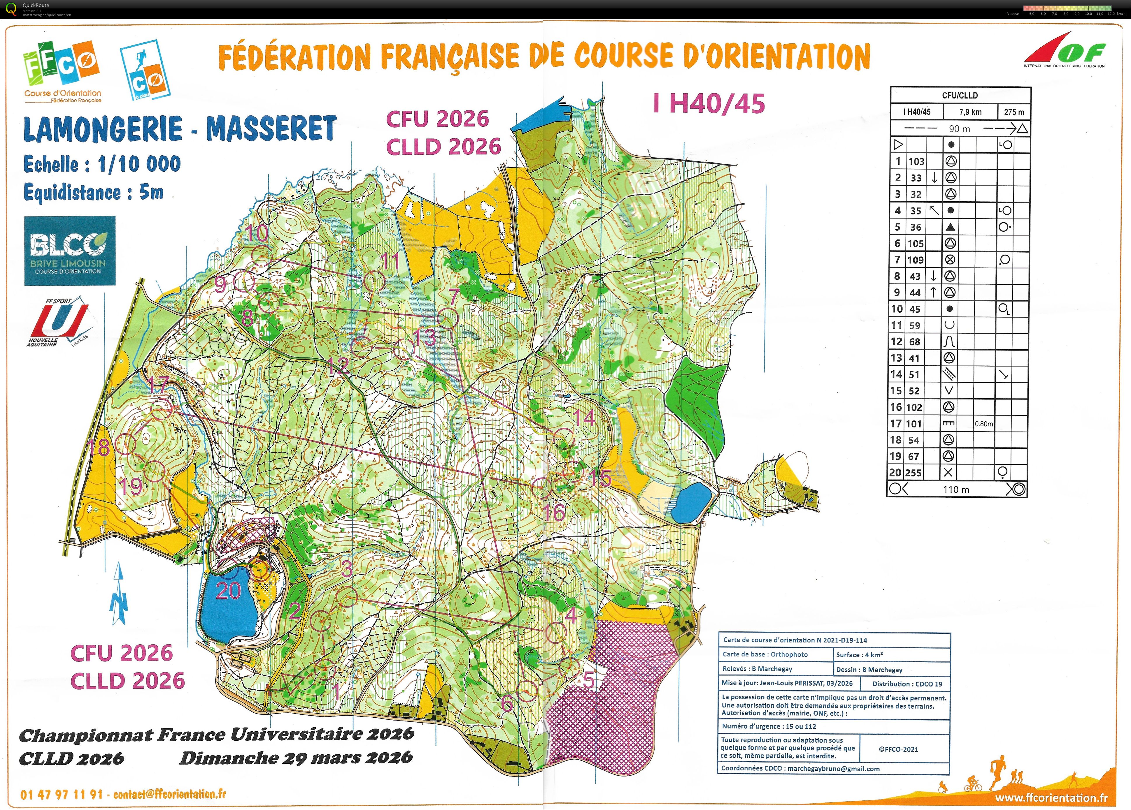 Championnat de Ligue LD (29/03/2026)