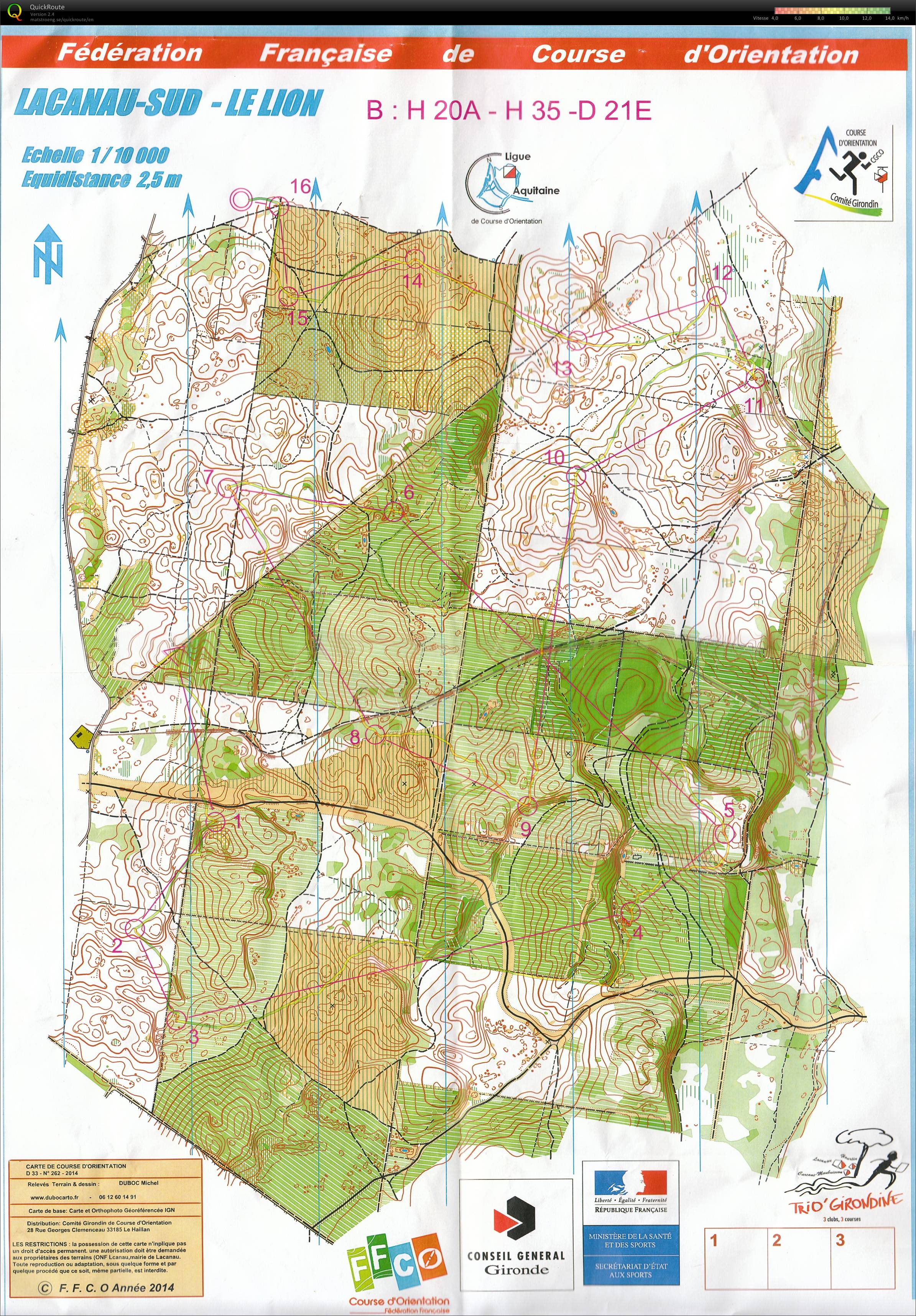 Inter-régionale LD - Tri'O n°3 (21/04/2014)