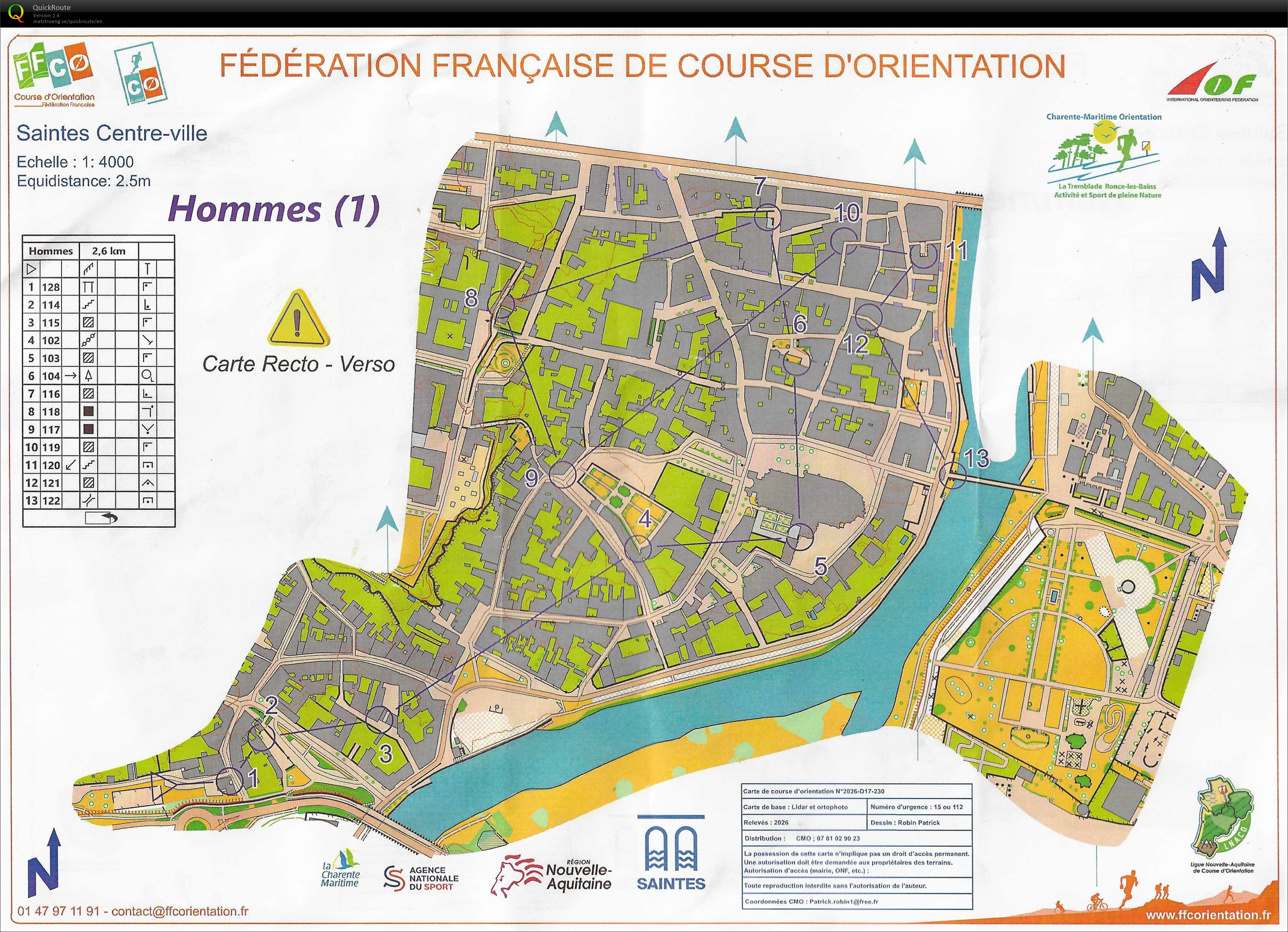 Sprint Saintes (1/2) (29/08/2026)