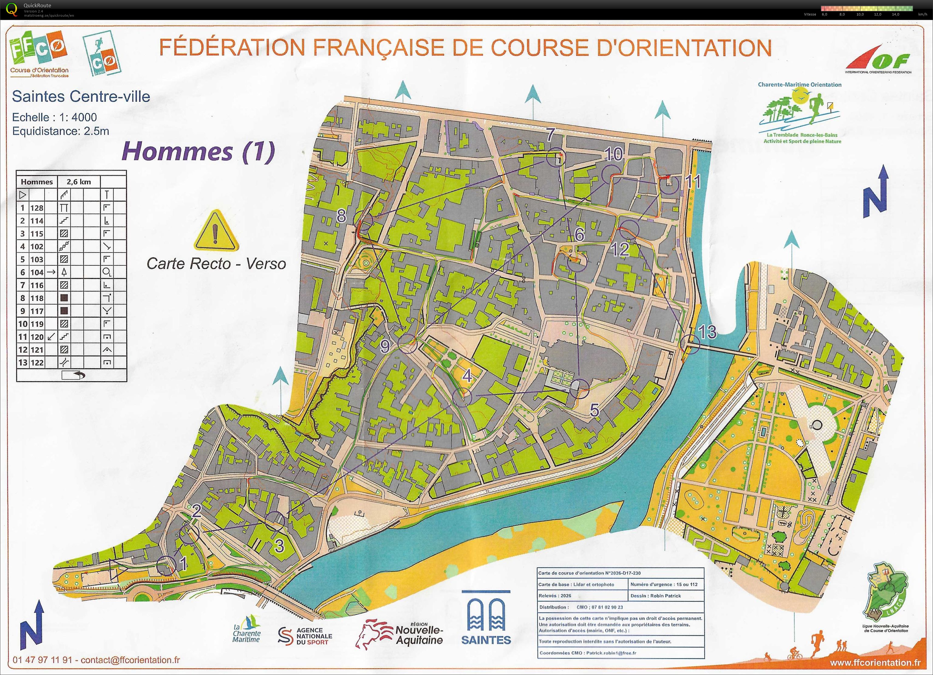 Sprint Saintes (1/2) (29/08/2026)