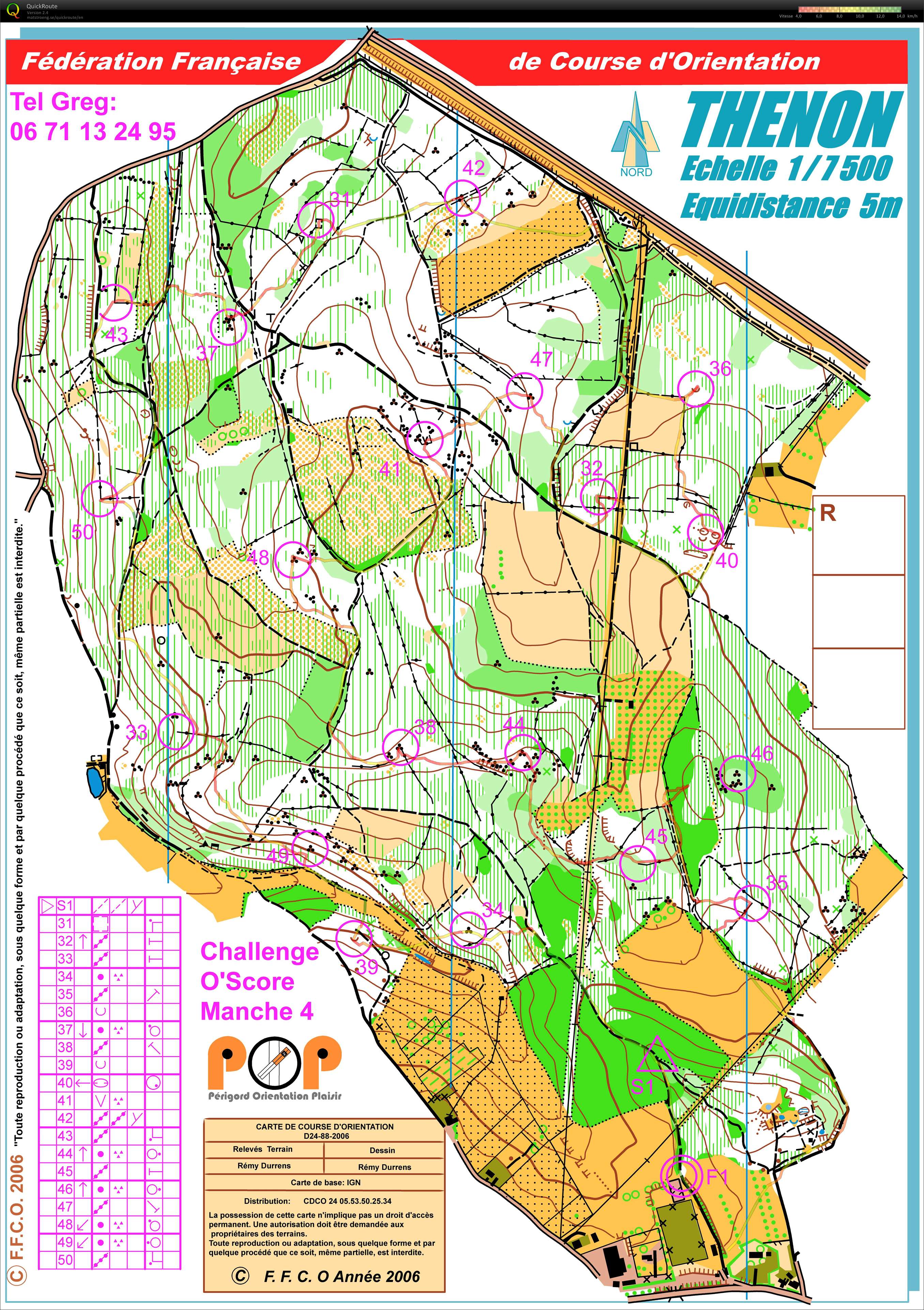 Challenge O'Score Manche 4 (28/06/2014)