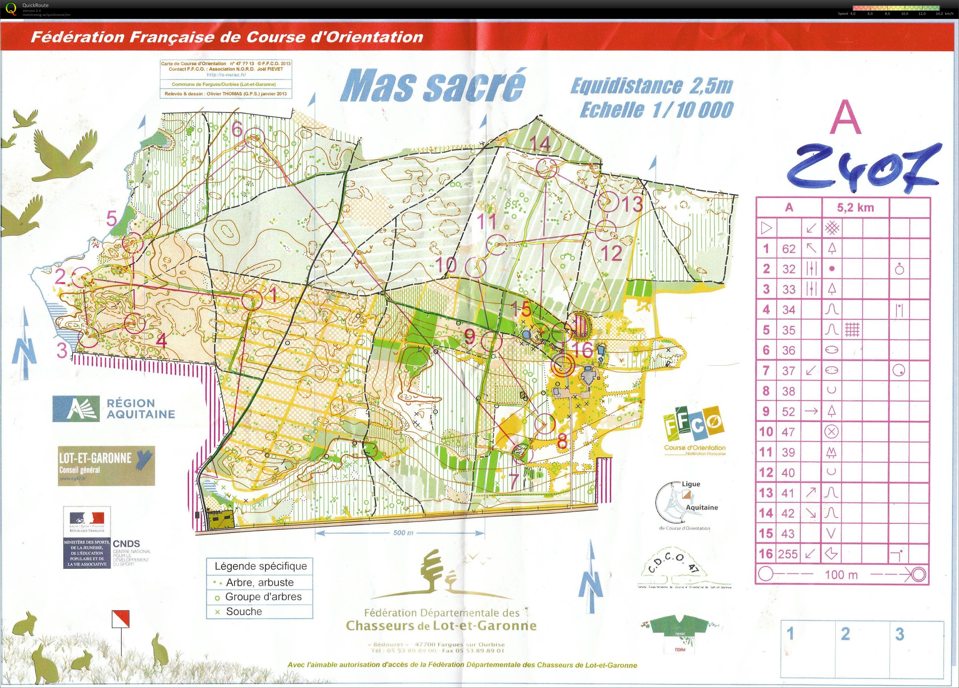 Régionale MD Aquitaine (21/04/2013)