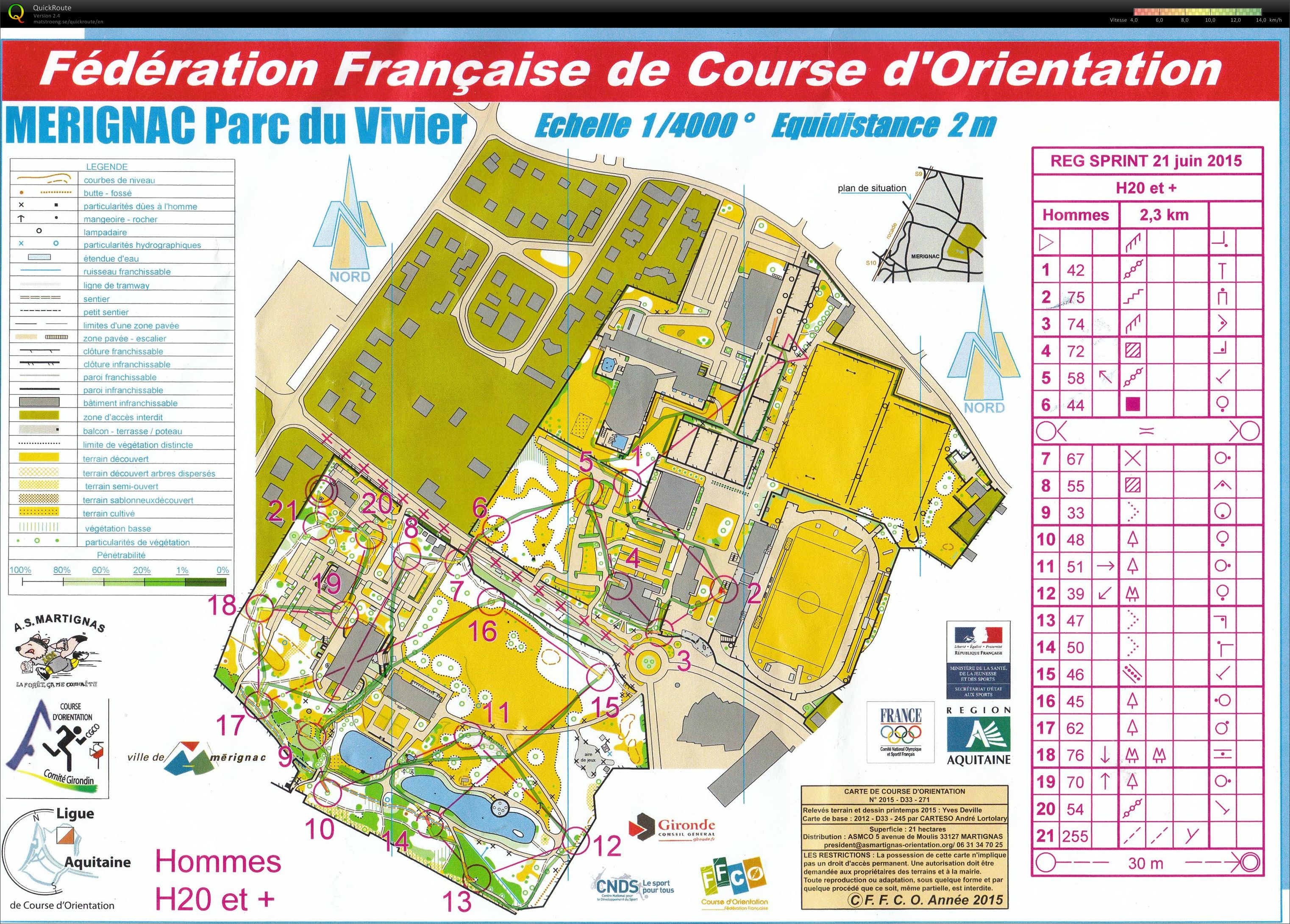 Régionale Sprint (21/06/2015)