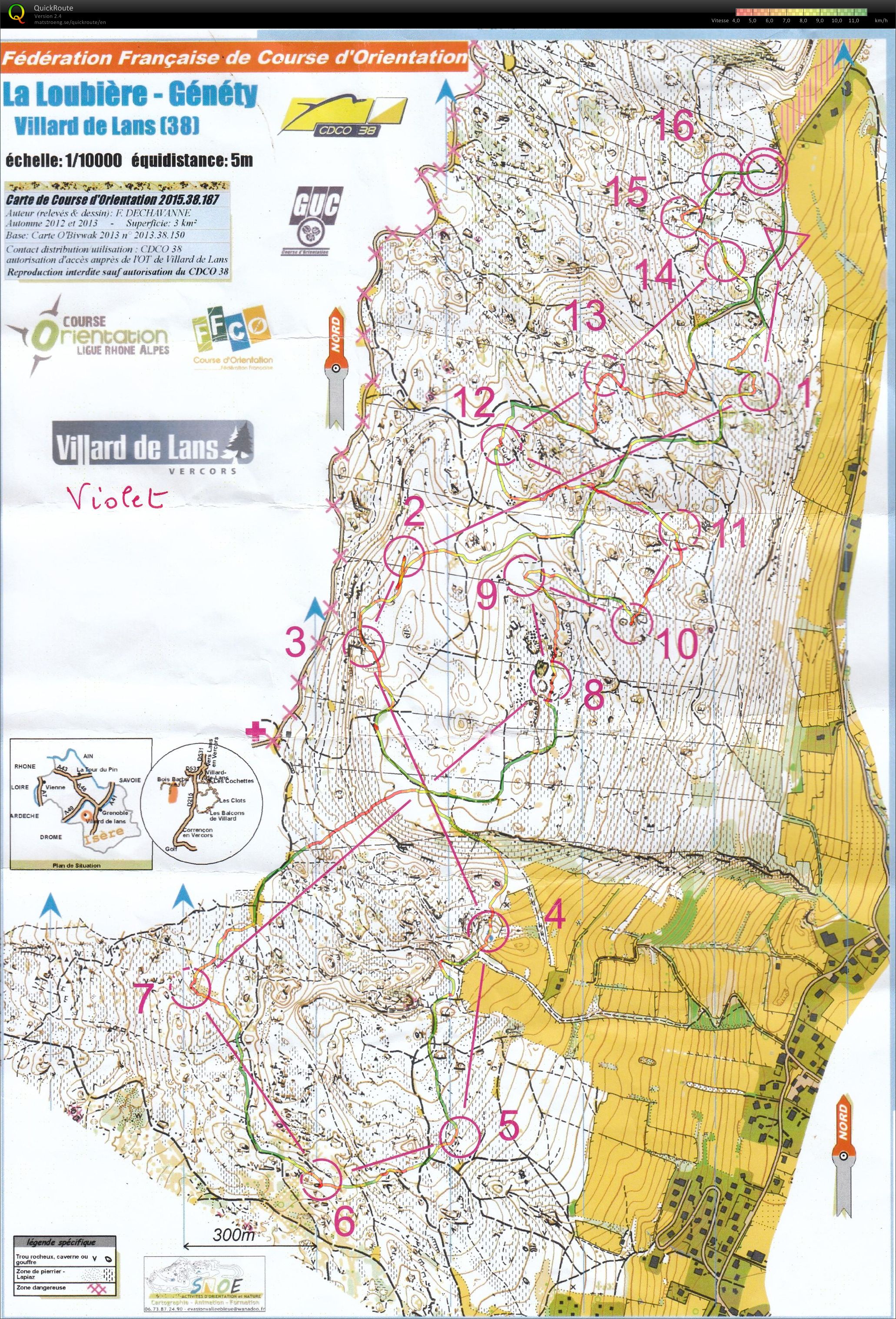 Camp O'Vercors Etape 1 (05/07/2015)