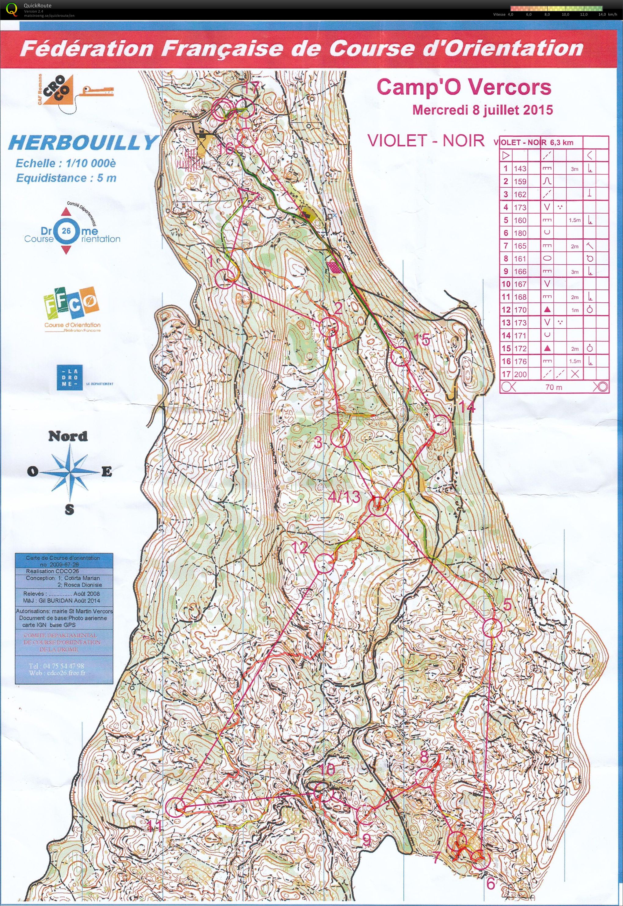Camp O'Vercors Etape 4 (08/07/2015)