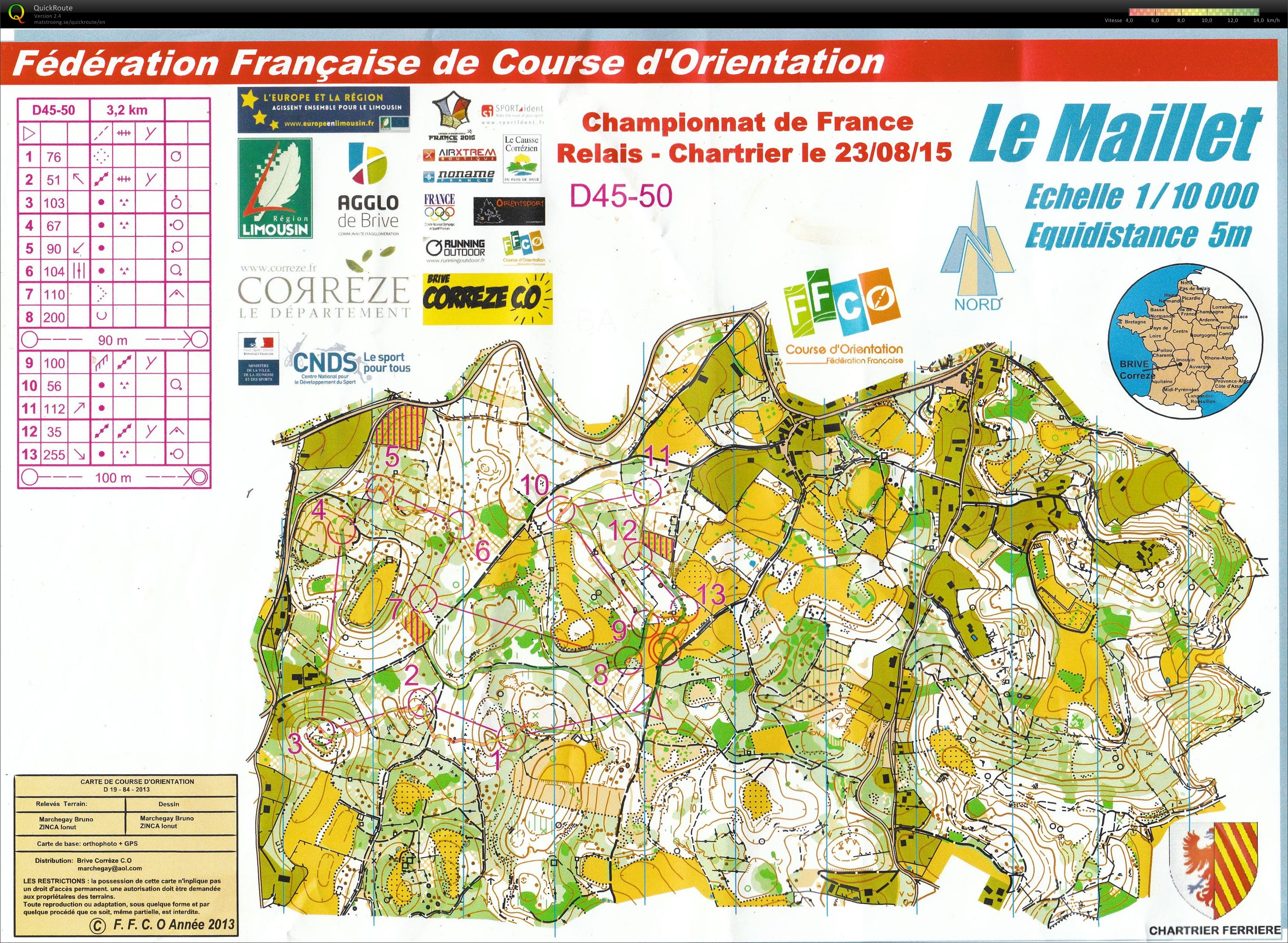 Championnat de France de relais (23/08/2015)