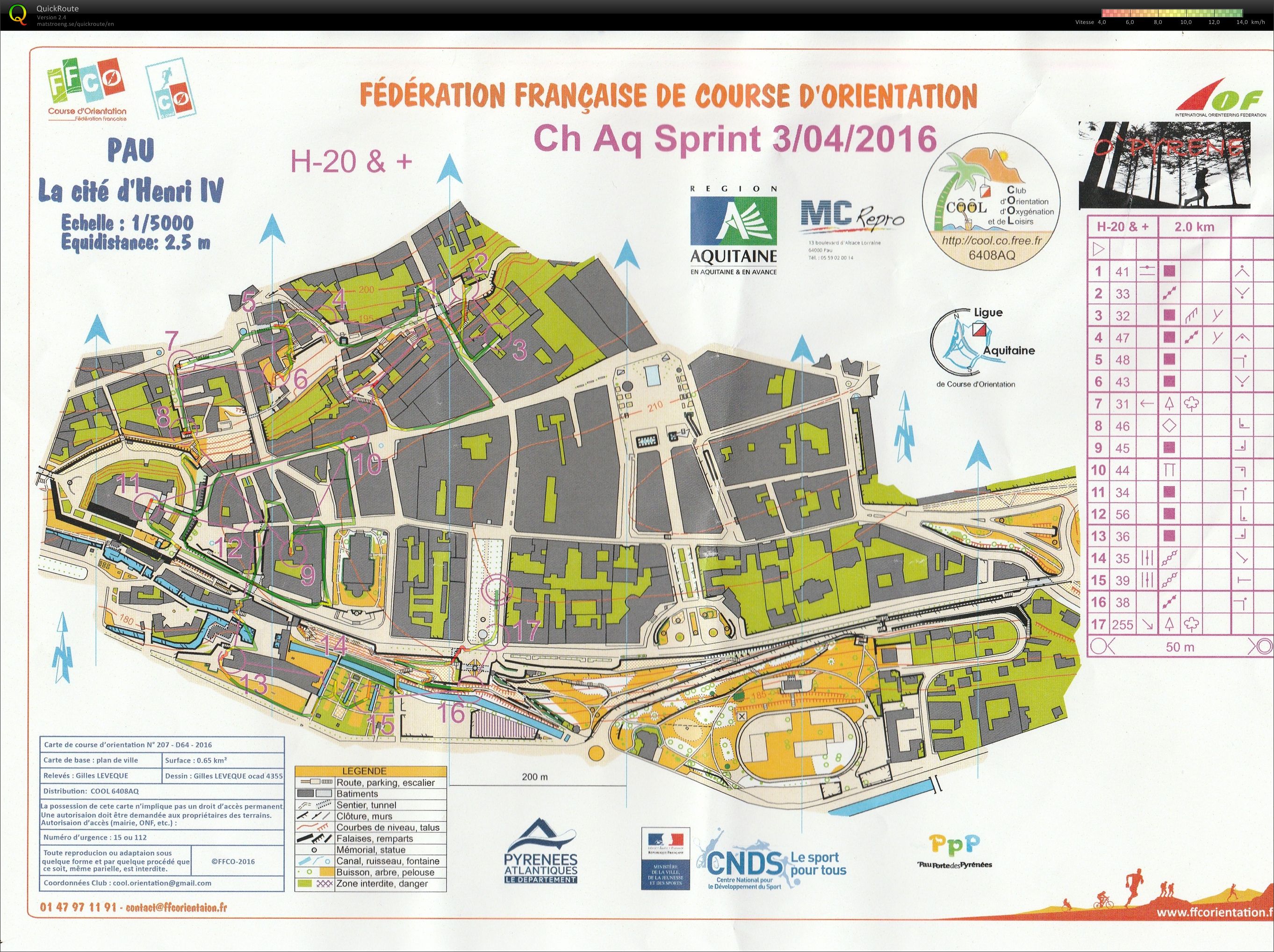 Championnat de Ligue Sprint Aquitaine (03/04/2016)