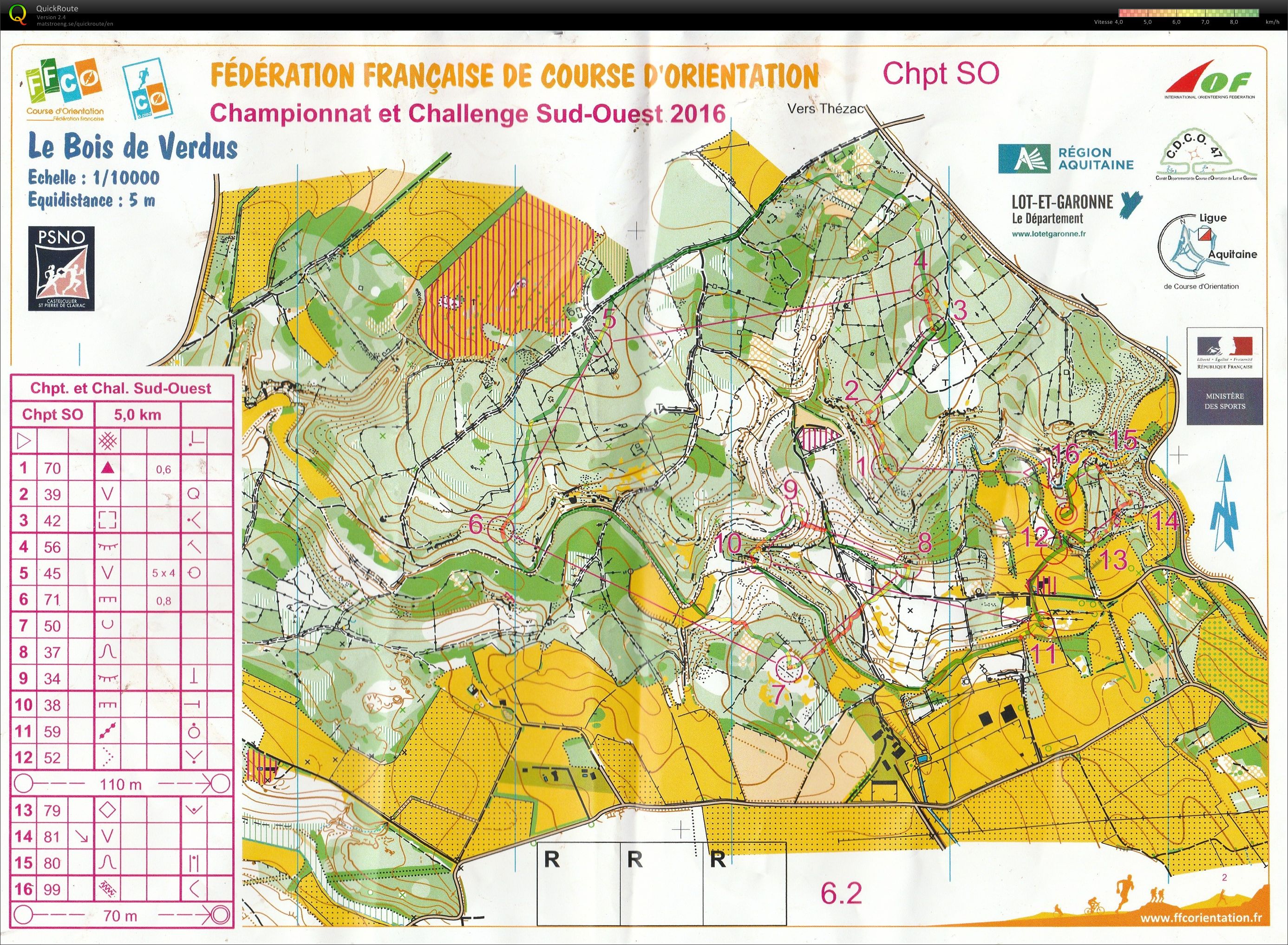 Championnat de Relais Zone SO (17/04/2016)