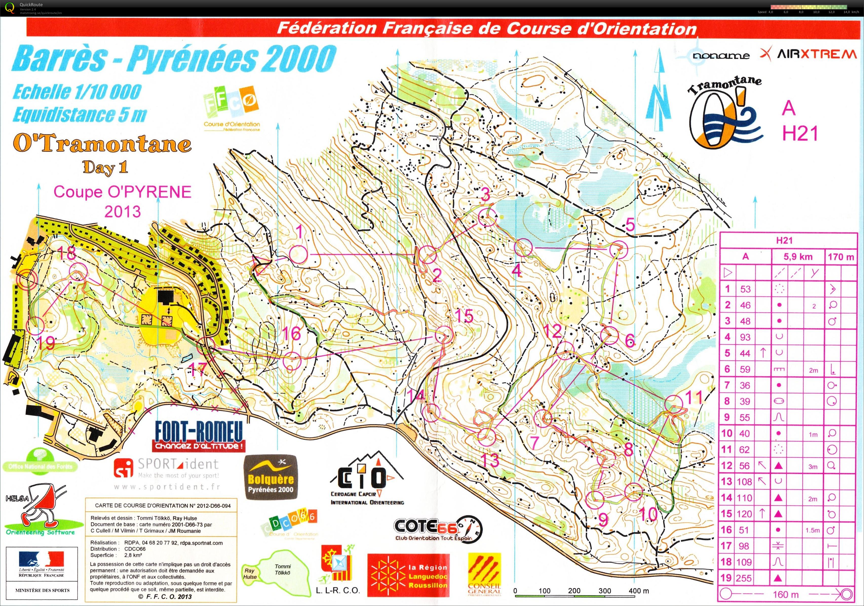 O'Tramontane Etape 1 (13/07/2013)