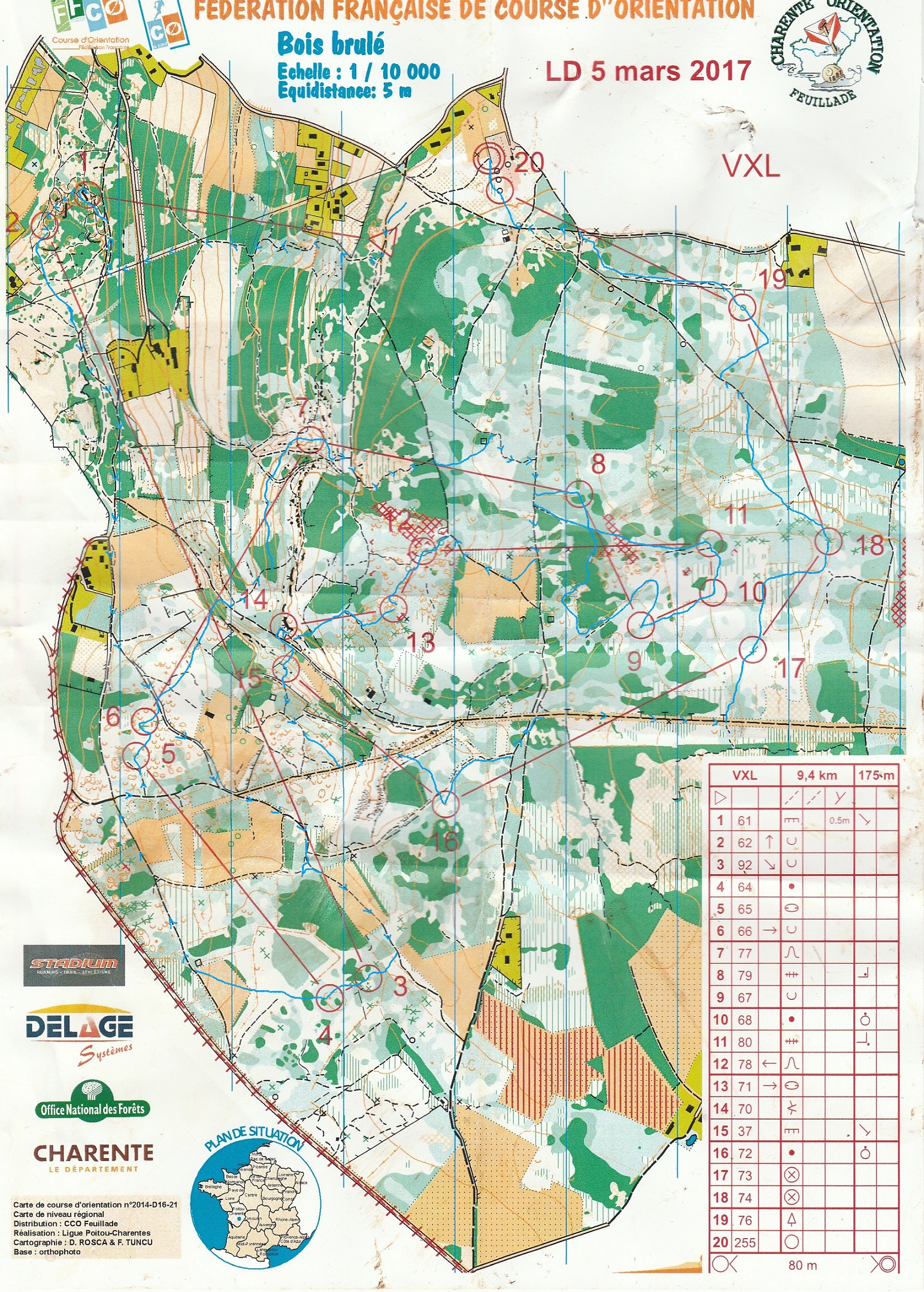 CO Régionale LD (05/03/2017)