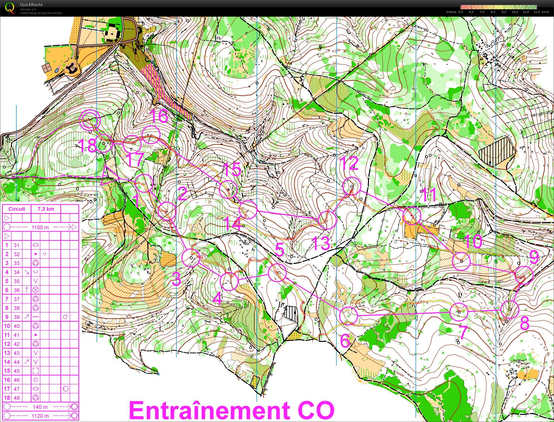 Entraînement CO (05/08/2017)