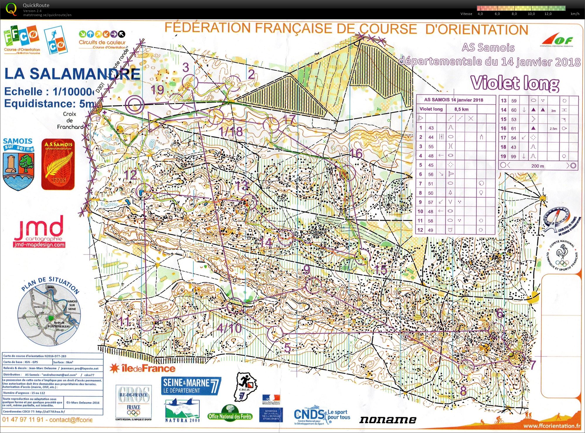 Entraînement Fontainebleau Semi-nocturne (02/02/2018)