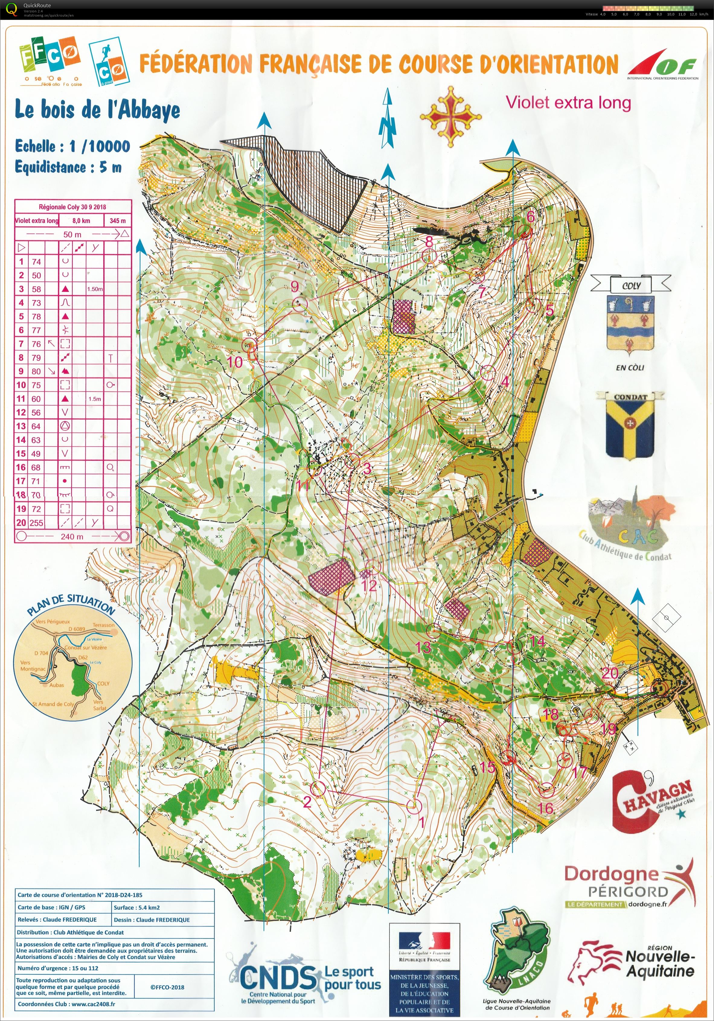 Régionale LD Coly (30/09/2018)