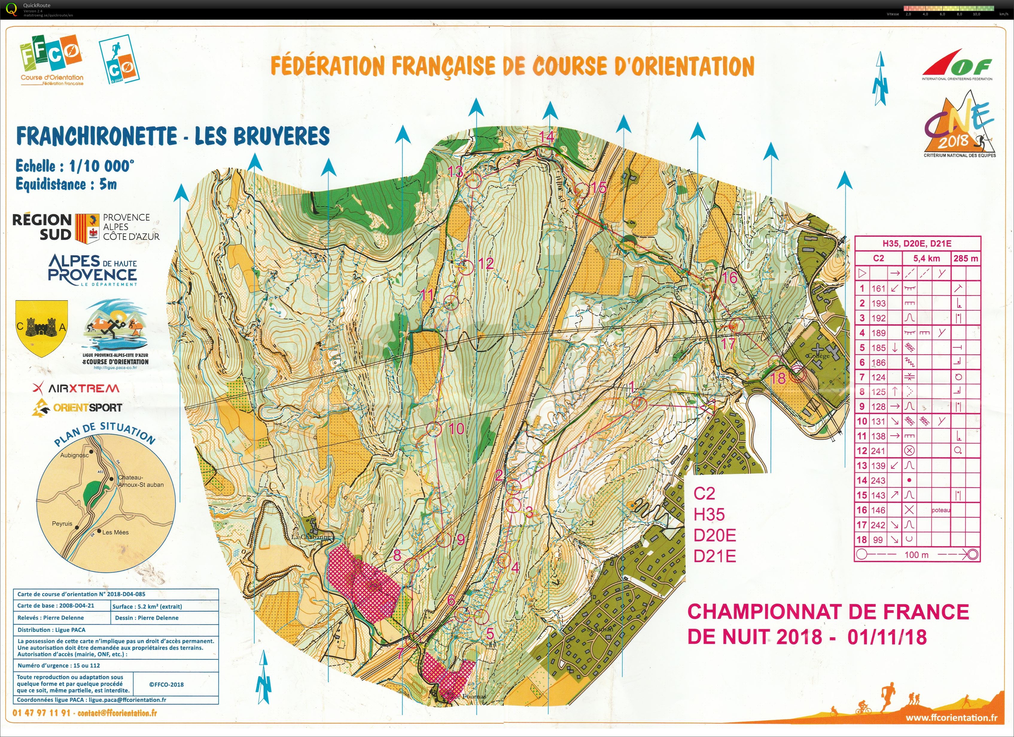Championnat de France de Nuit (01/11/2018)