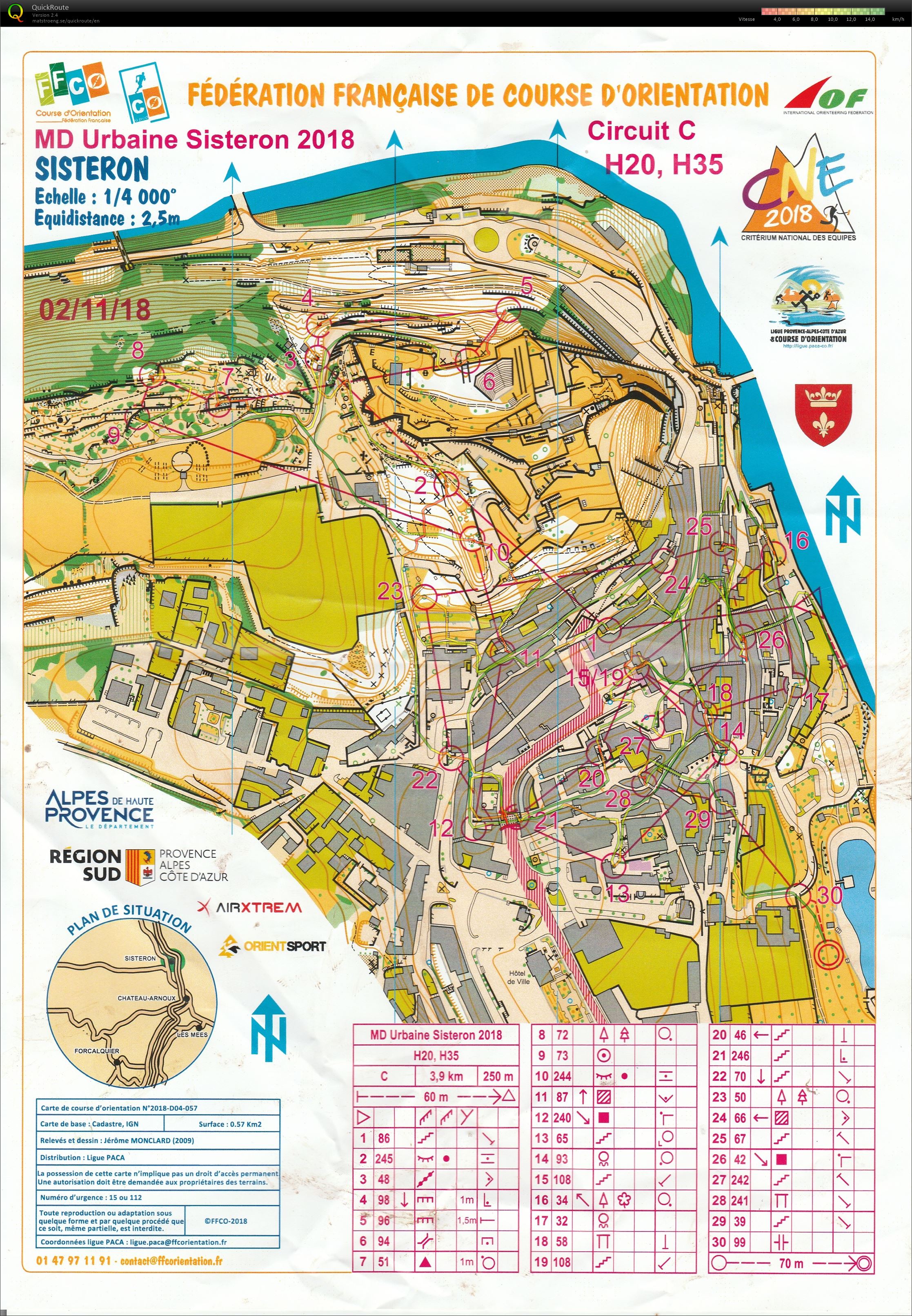 MD Semi-Urbaine Sisteron (02/11/2018)