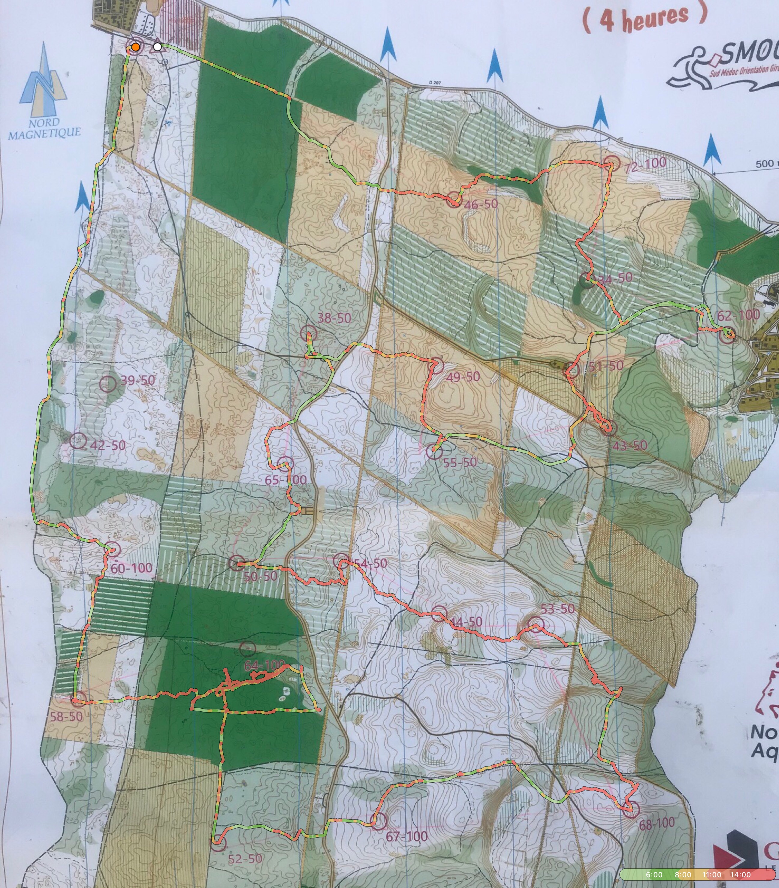 Battue aux balises Carcans (20/01/2019)