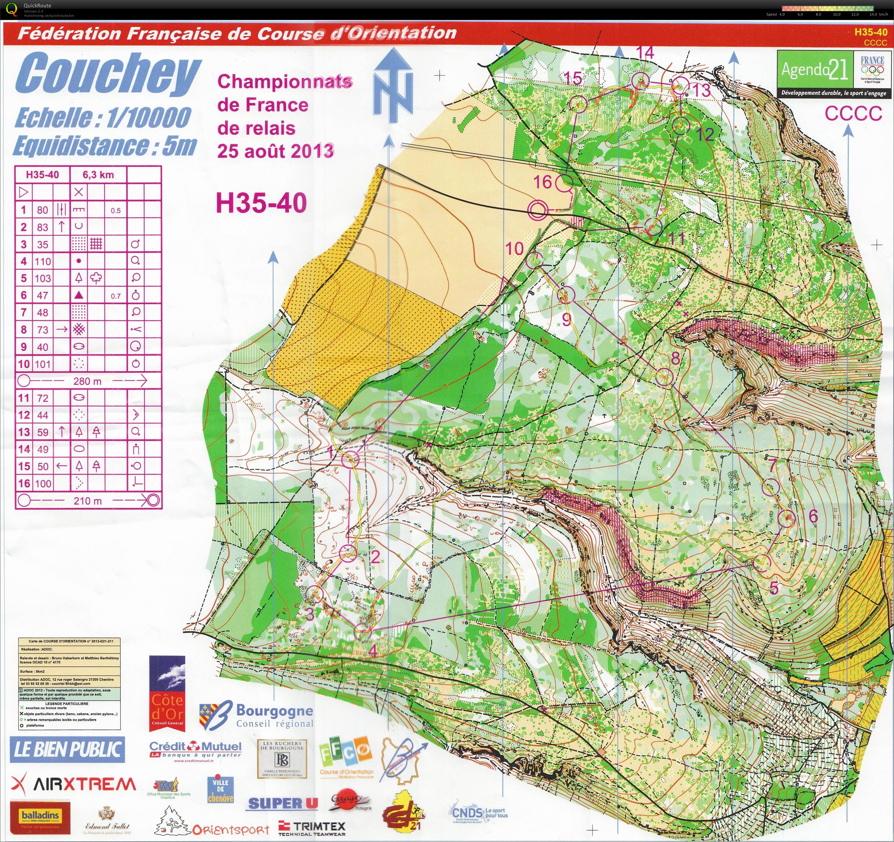 Championnat de France de relais (25/08/2013)