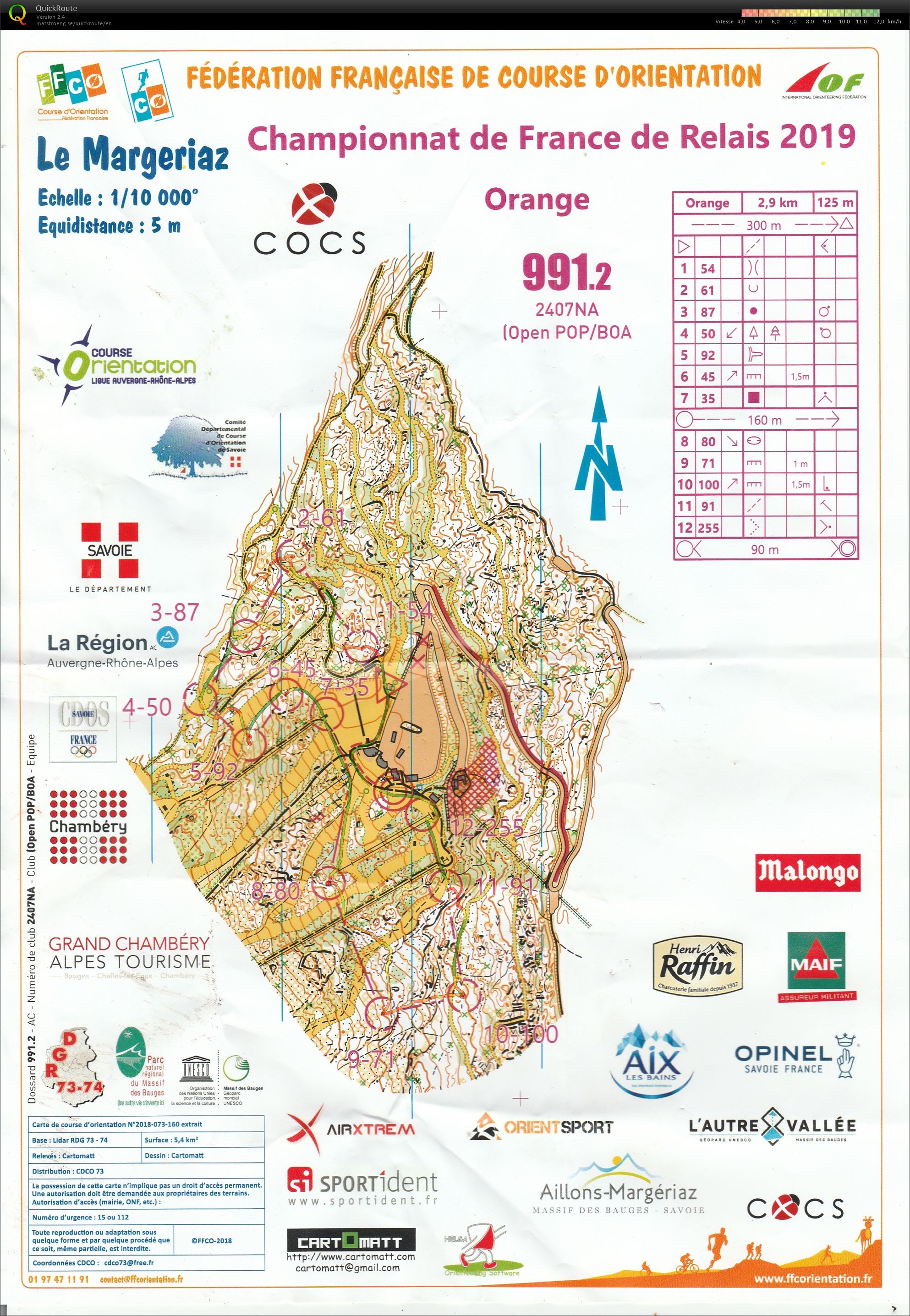 Championnat de France de Relais (open) (01/06/2019)