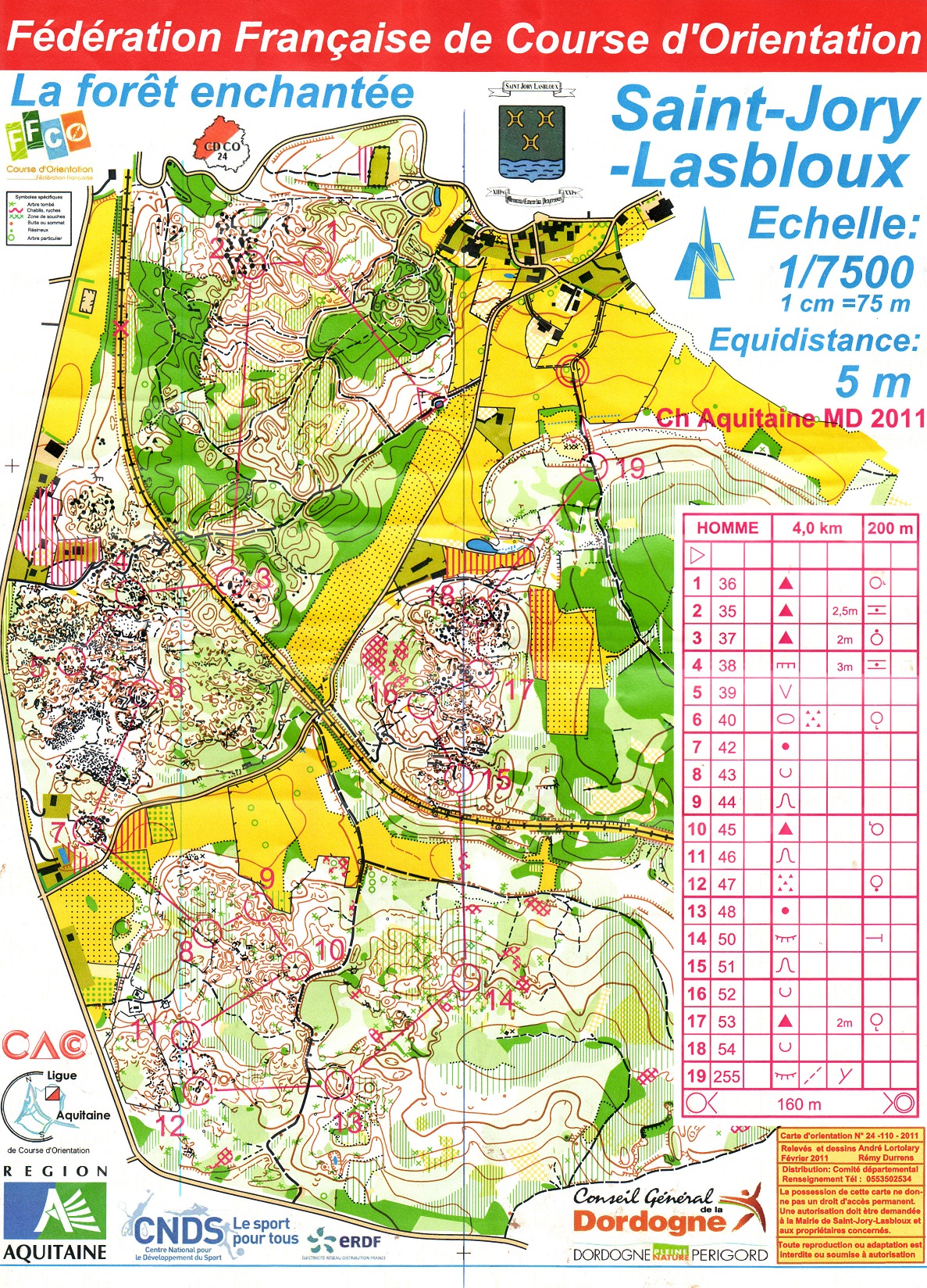 Championnat Aquitaine MD (10/04/2011)