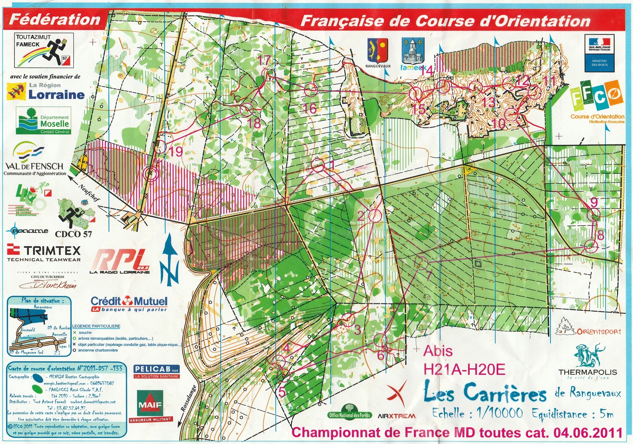 Championnat de France MD par catégories (04/06/2011)