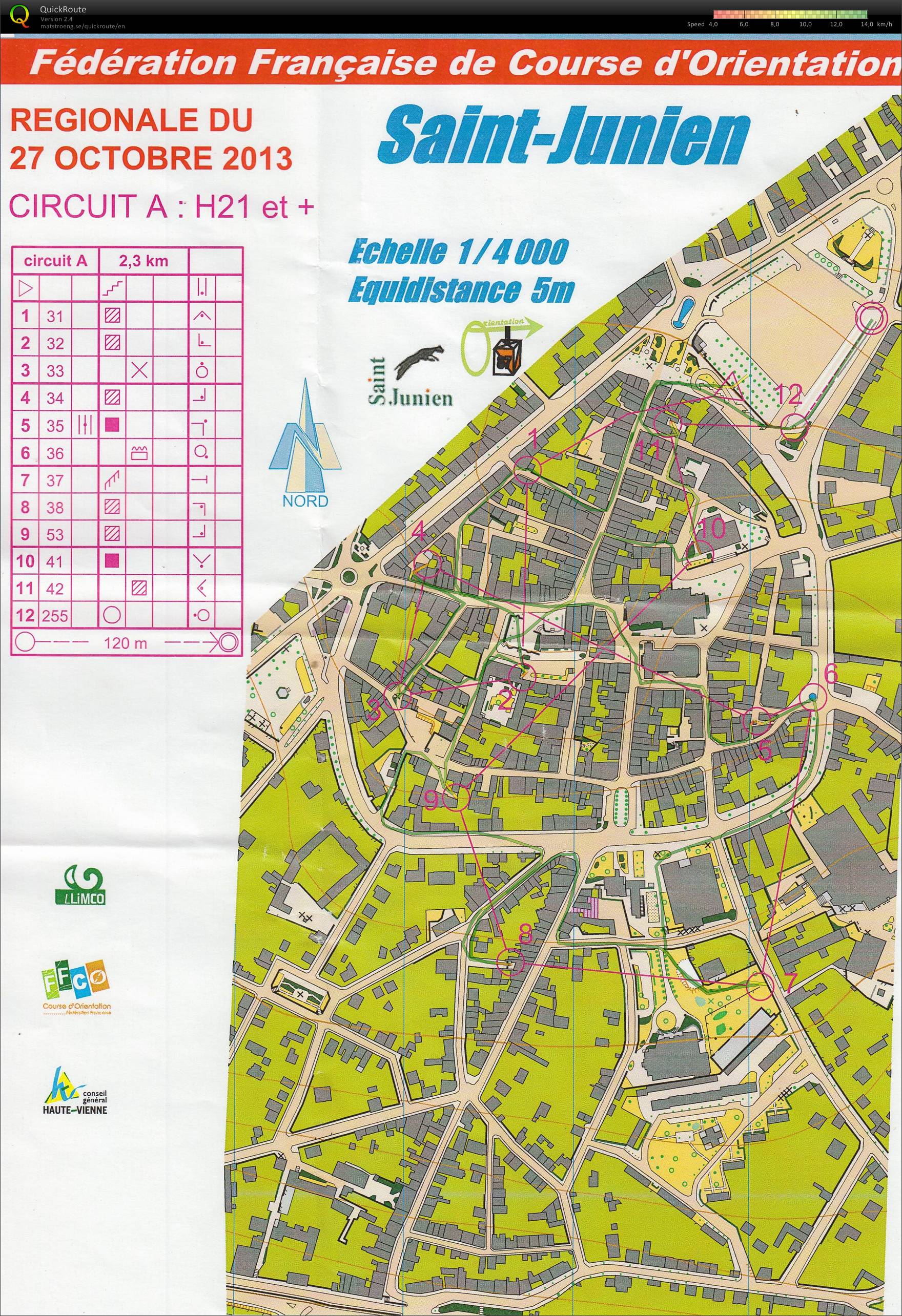 Régionale Sprint Limousin (27/10/2013)