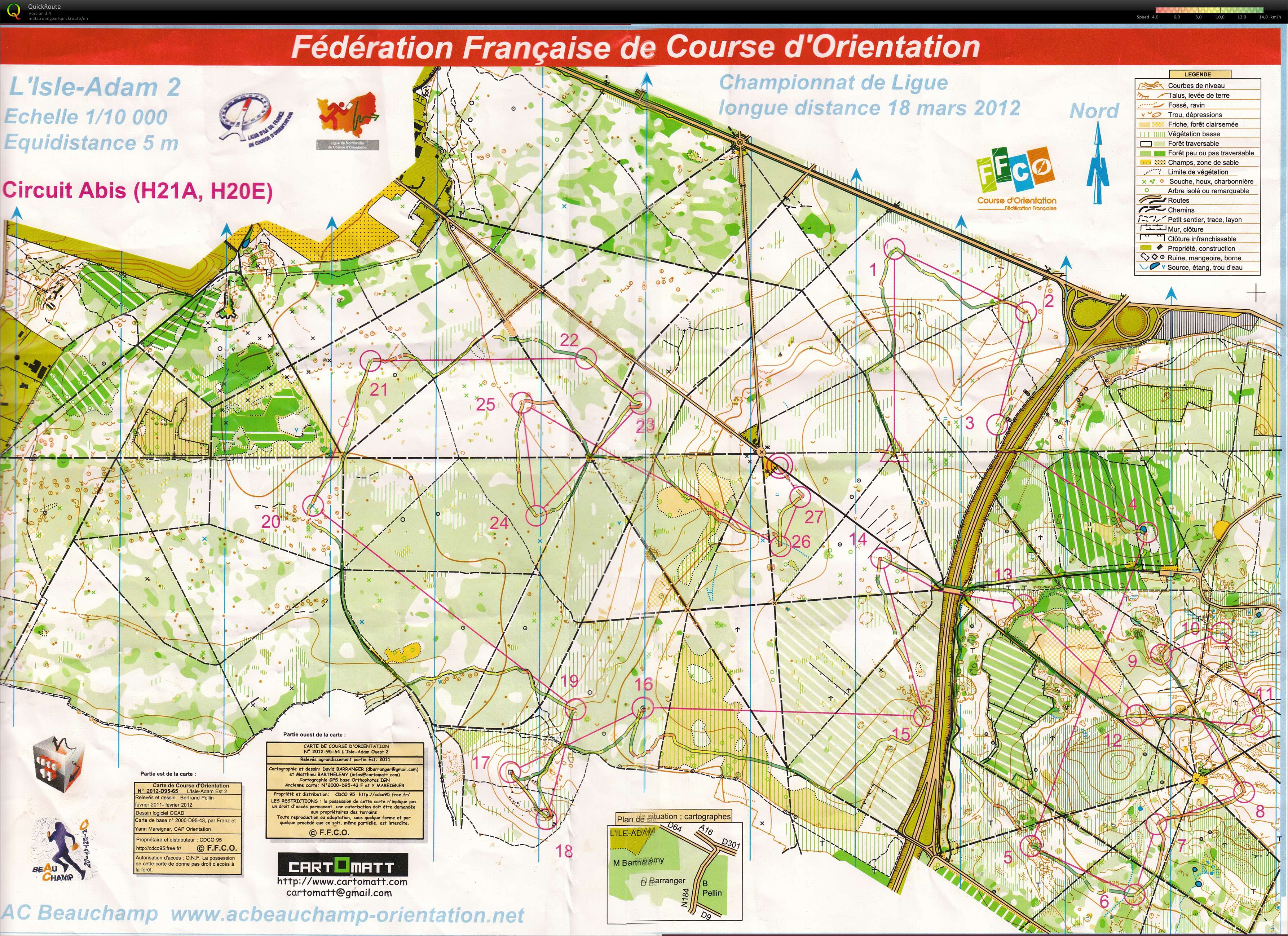 Championnat Ligue LIFCO LD (18/03/2012)