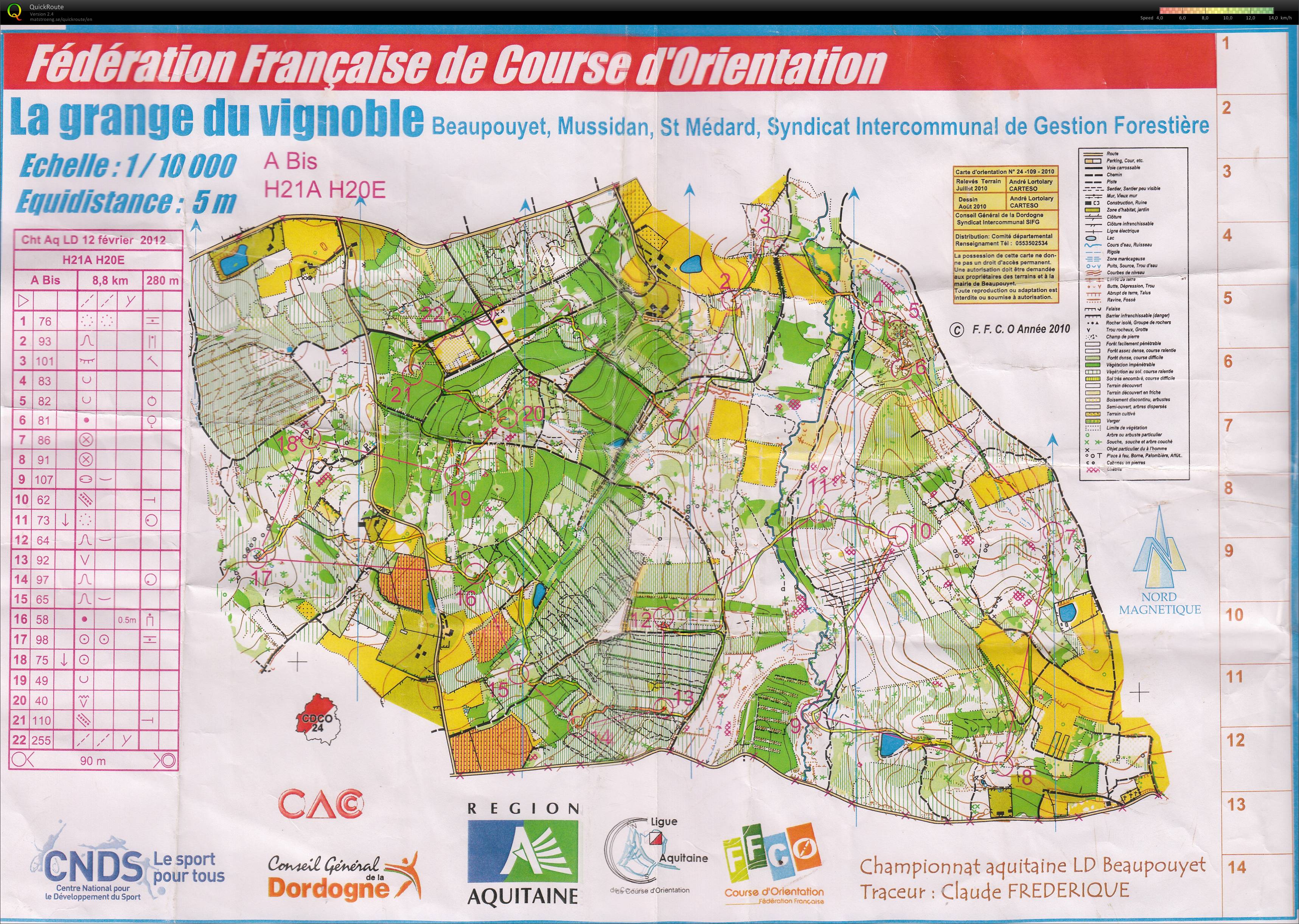 Championnat Aquitaine LD (25/03/2012)