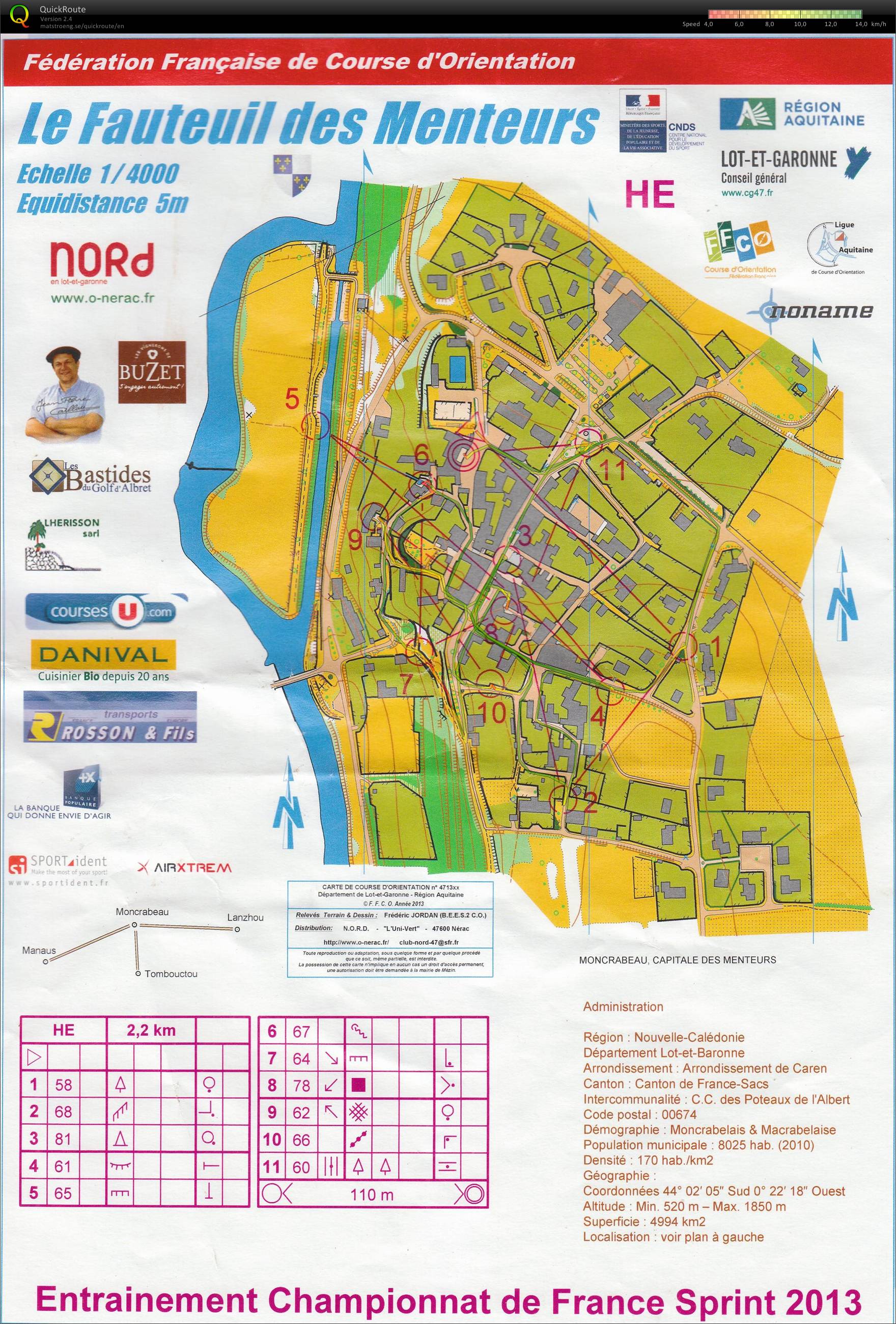 Entrainement Sprint (09/11/2013)