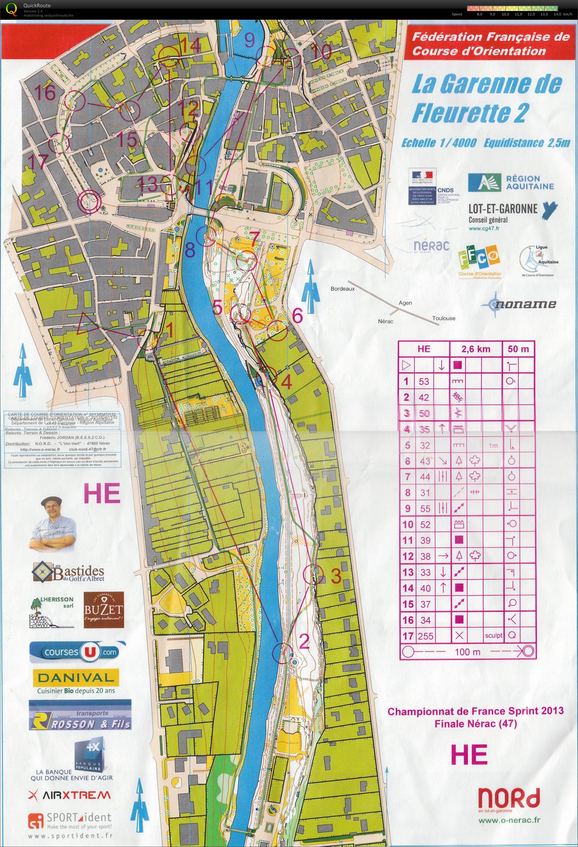 Finale B France Sprint (10/11/2013)