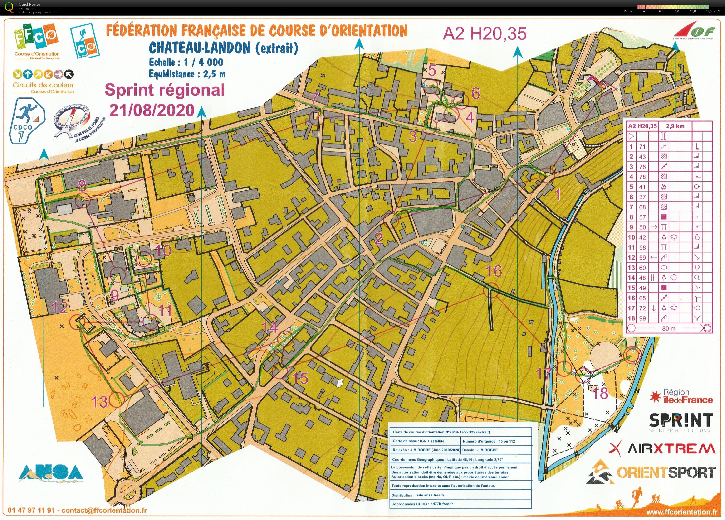 Régionale Sprint IDF (21/08/2020)