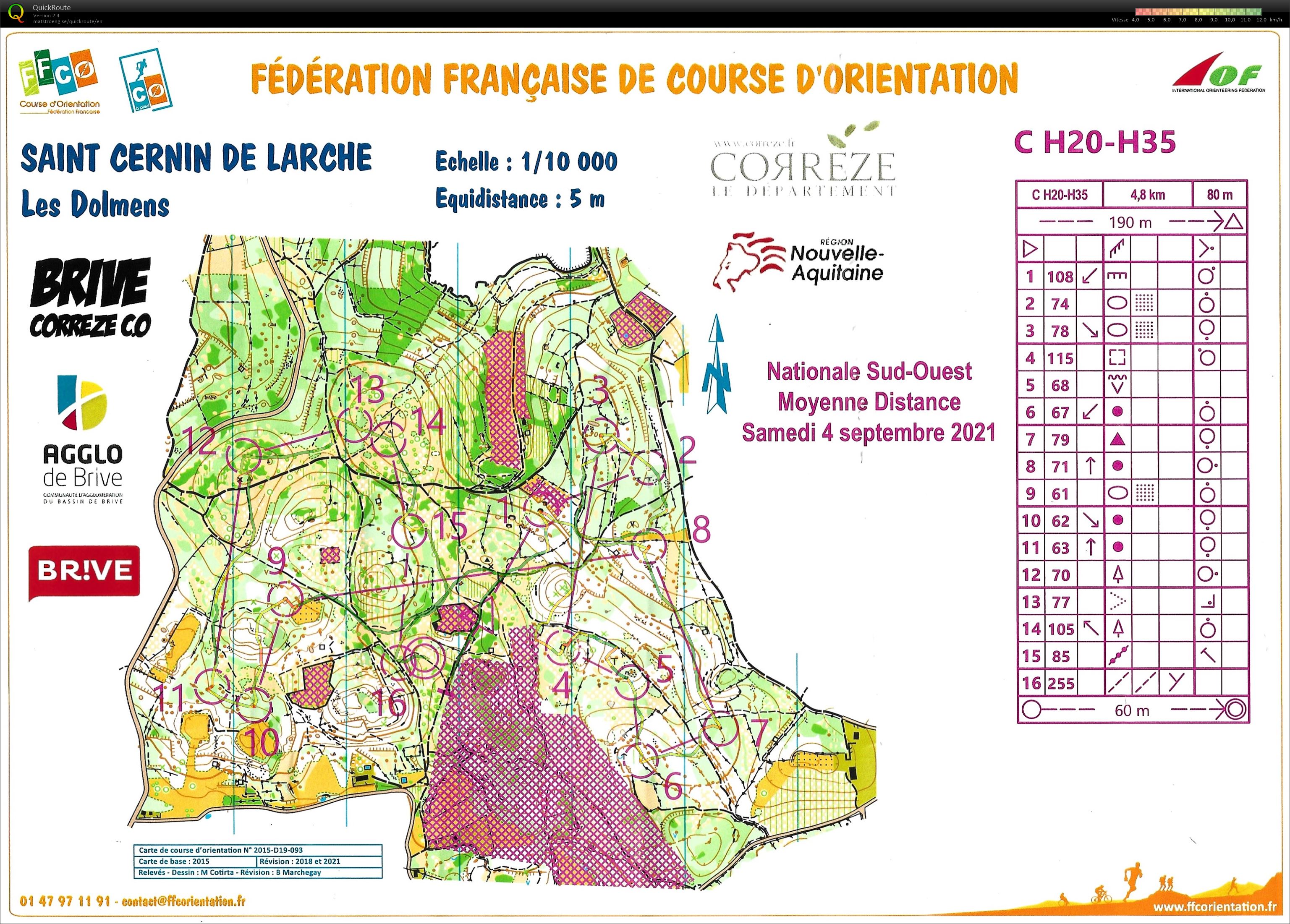 Nationale Sud-Ouest MD (04/09/2021)