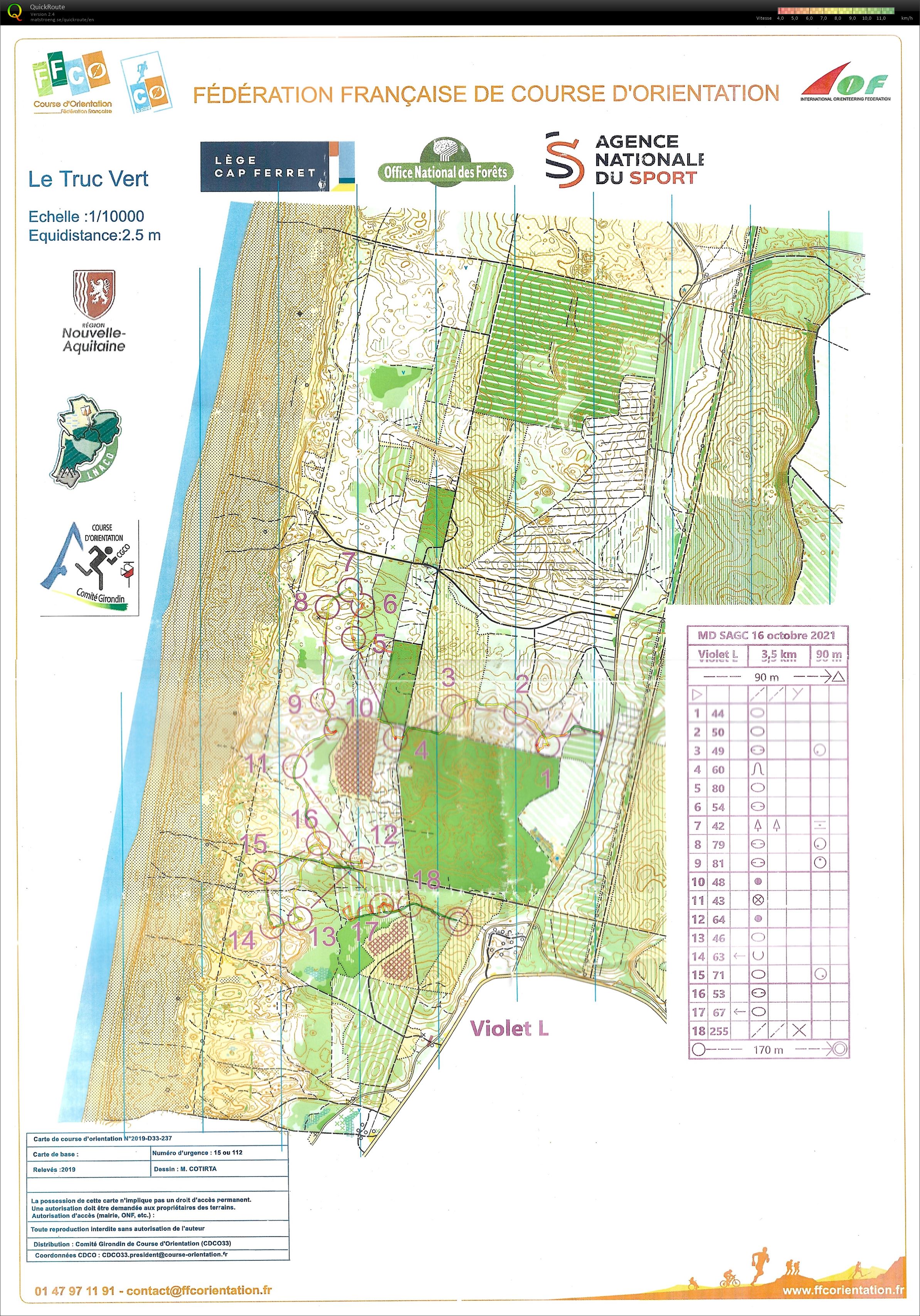 Régionale MD - Claouey (16/10/2021)