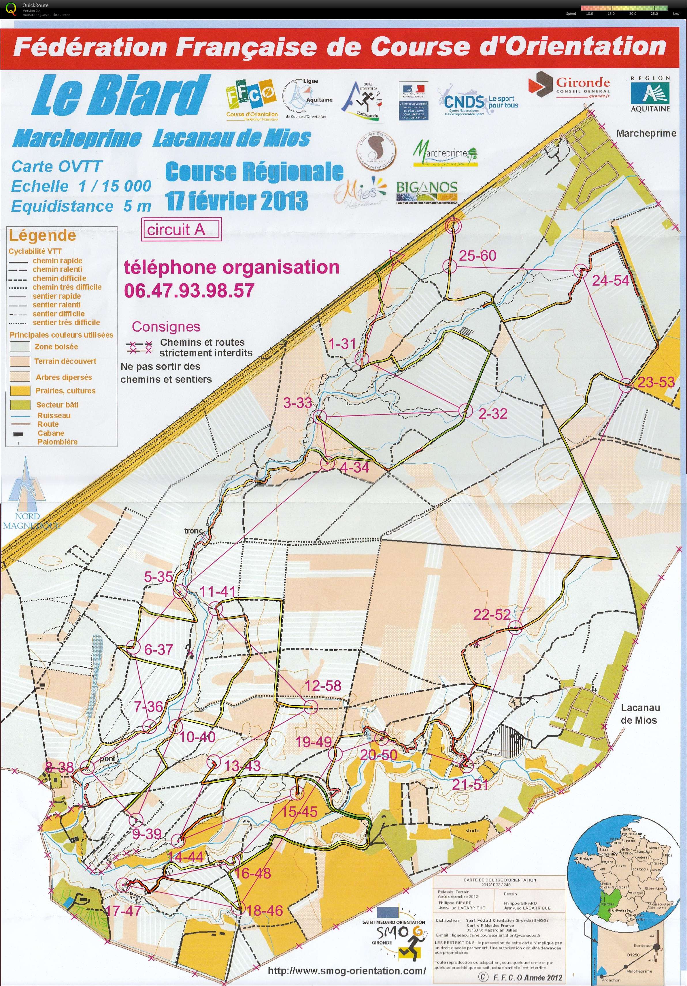 Régionale VTT Aquitaine (17/02/2013)