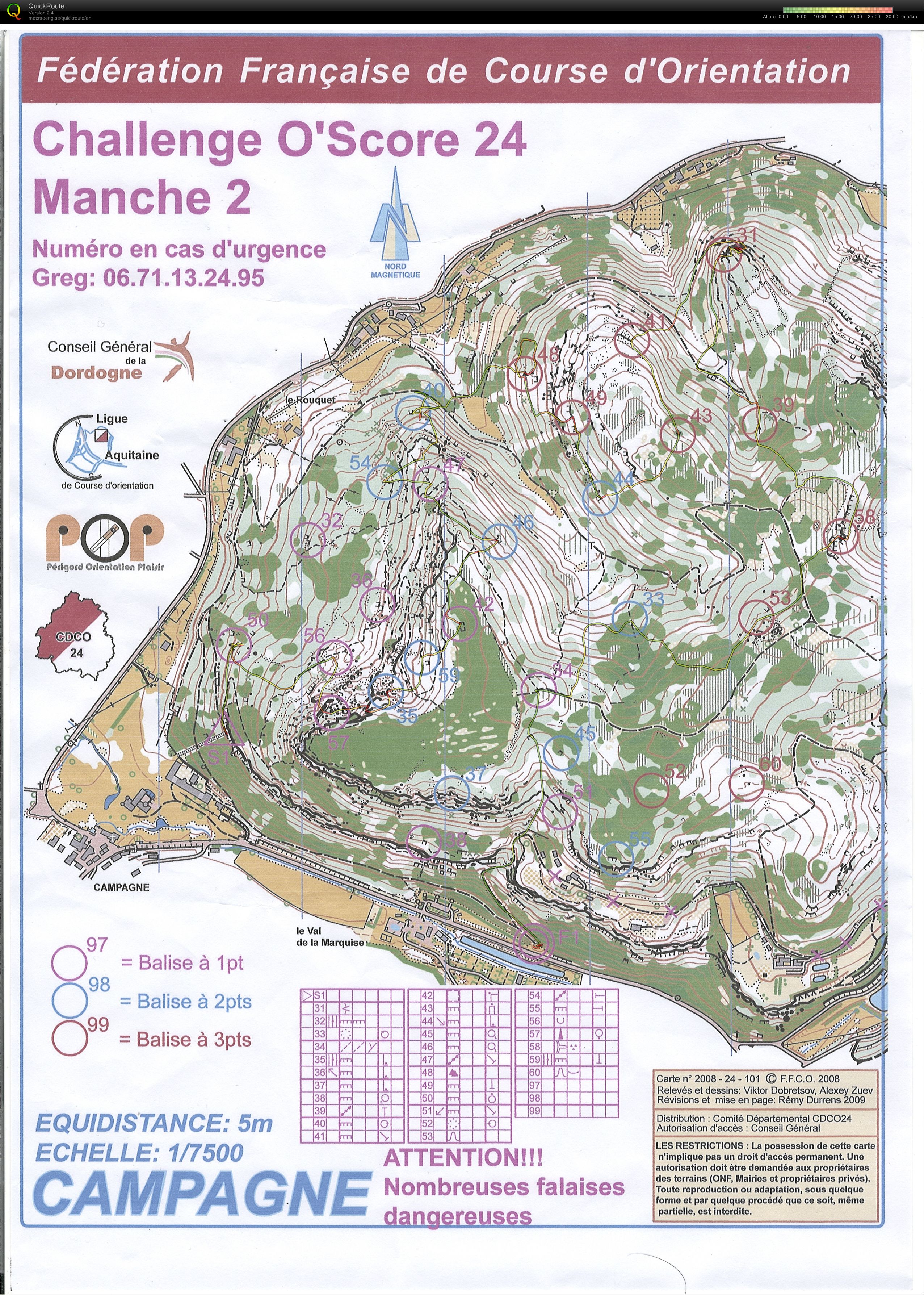 Challenge O'score Manche 2 (02.03.2014)