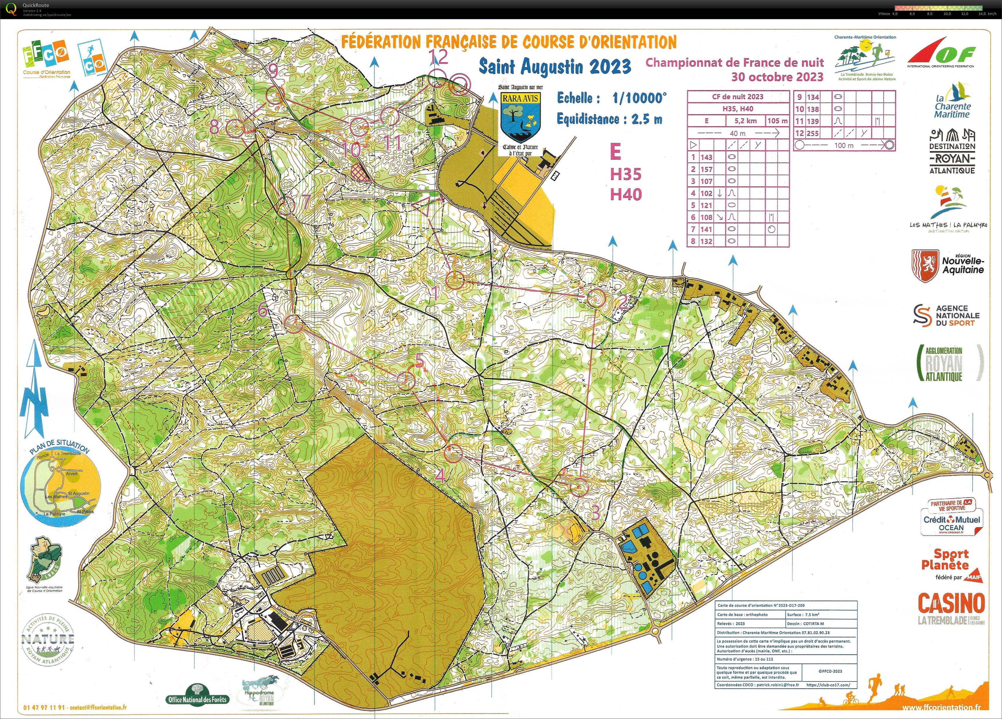 Championnat de France Nuit (30/10/2023)