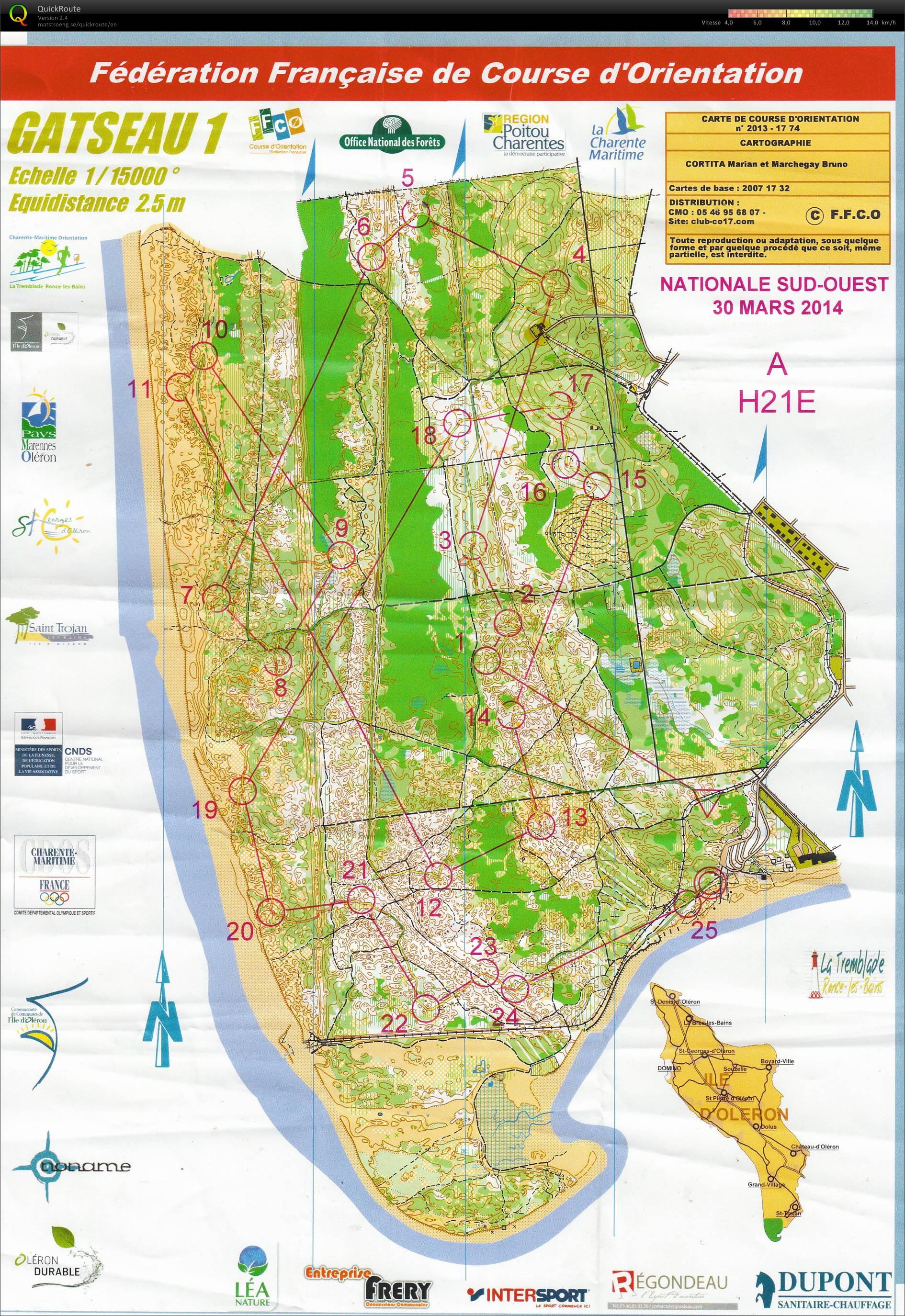 Nationale Sud-Ouest (30/03/2014)