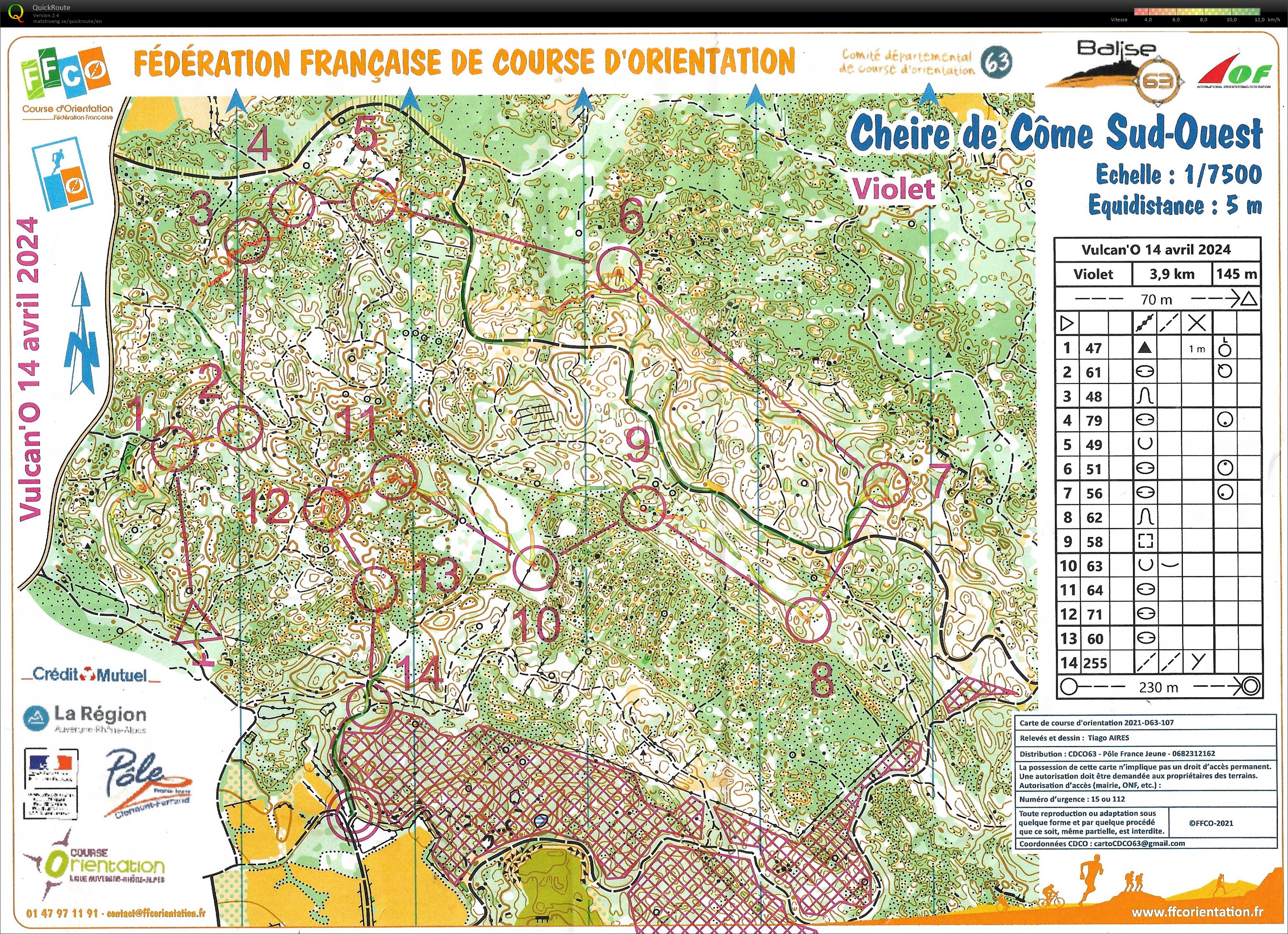 Vulcan'O MD 2 (14/04/2024)