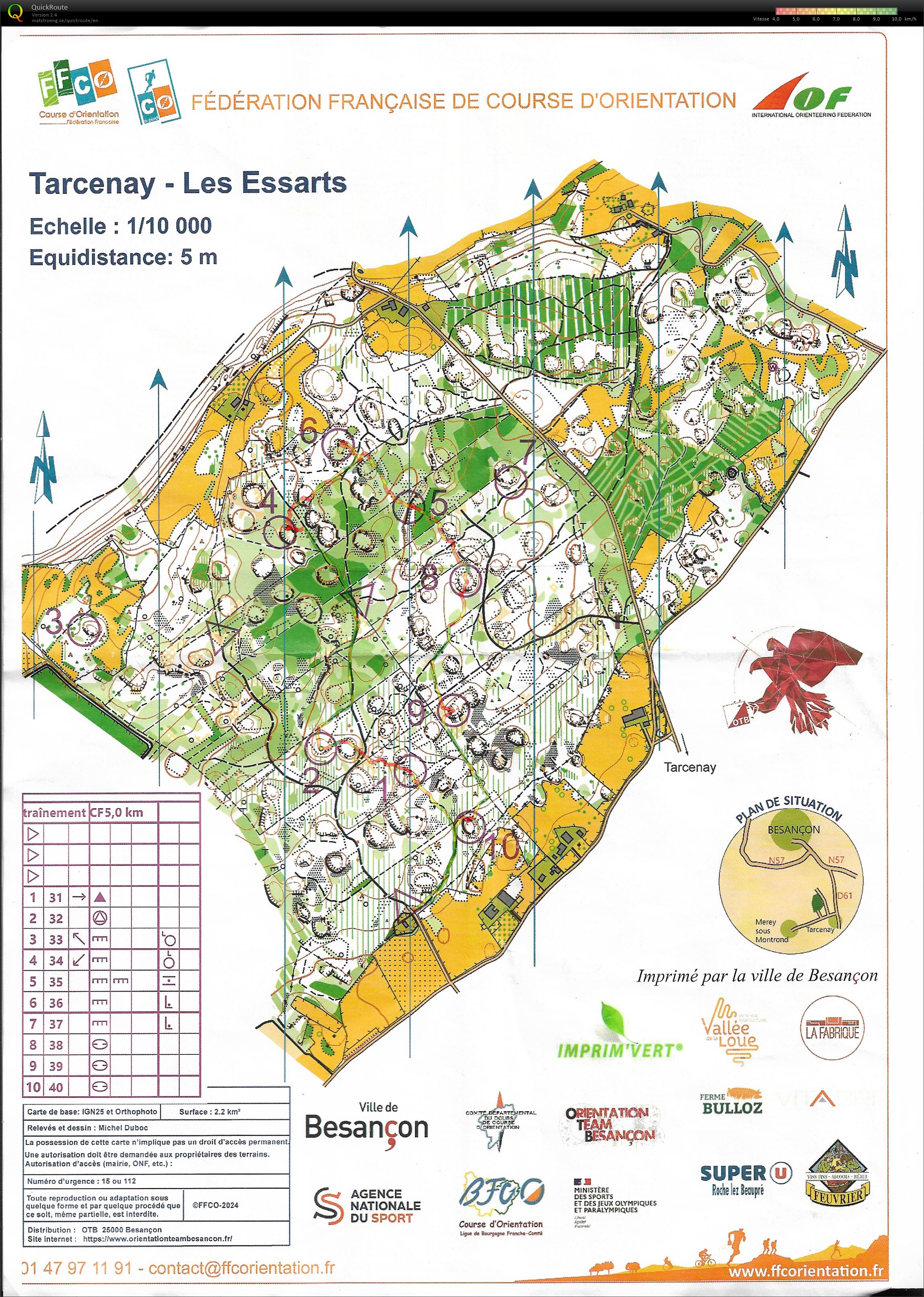 Entraînement Tarcenay (23/08/2024)