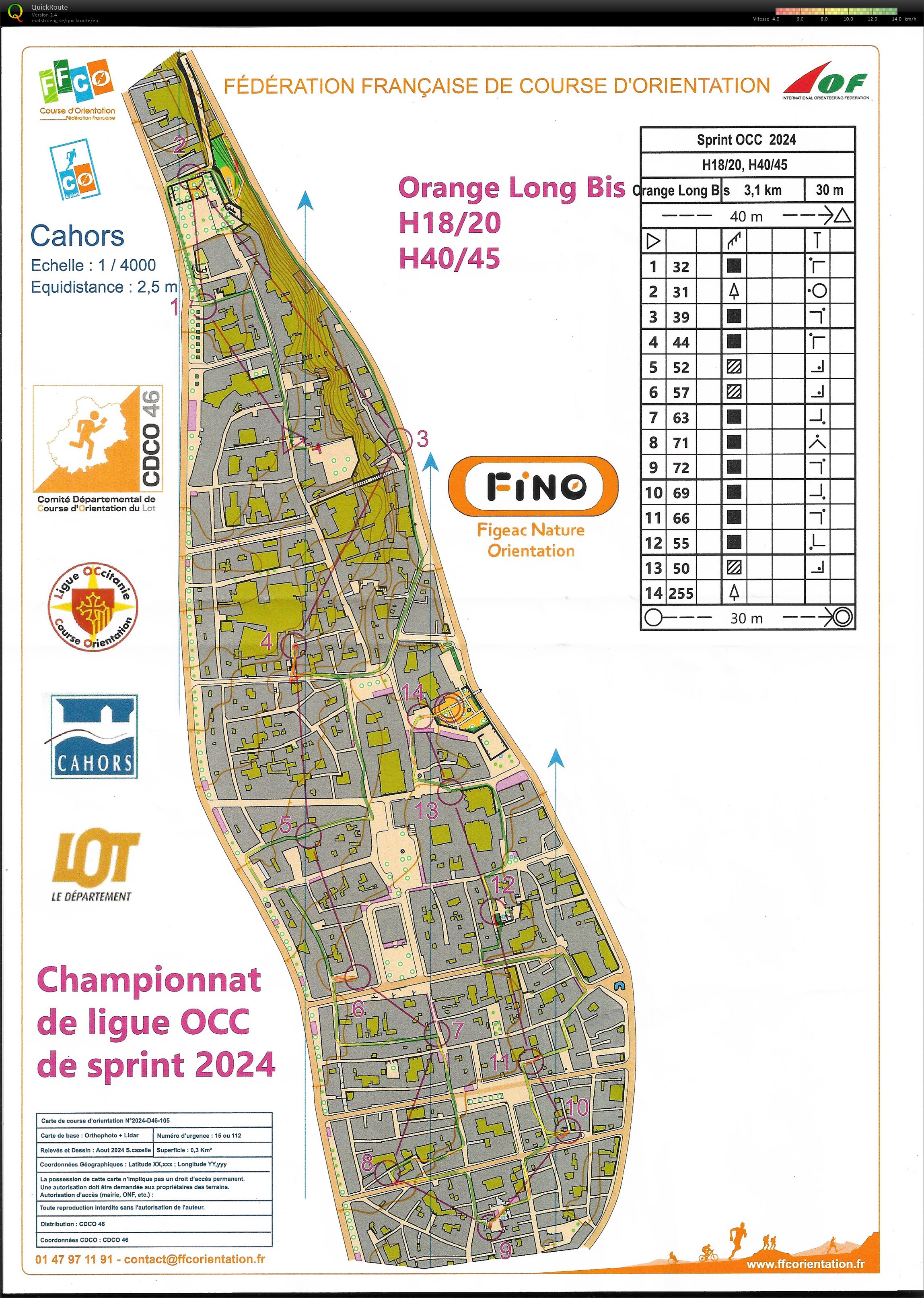 Championnat de Ligue Occitanie Sprint (2024-09-29)